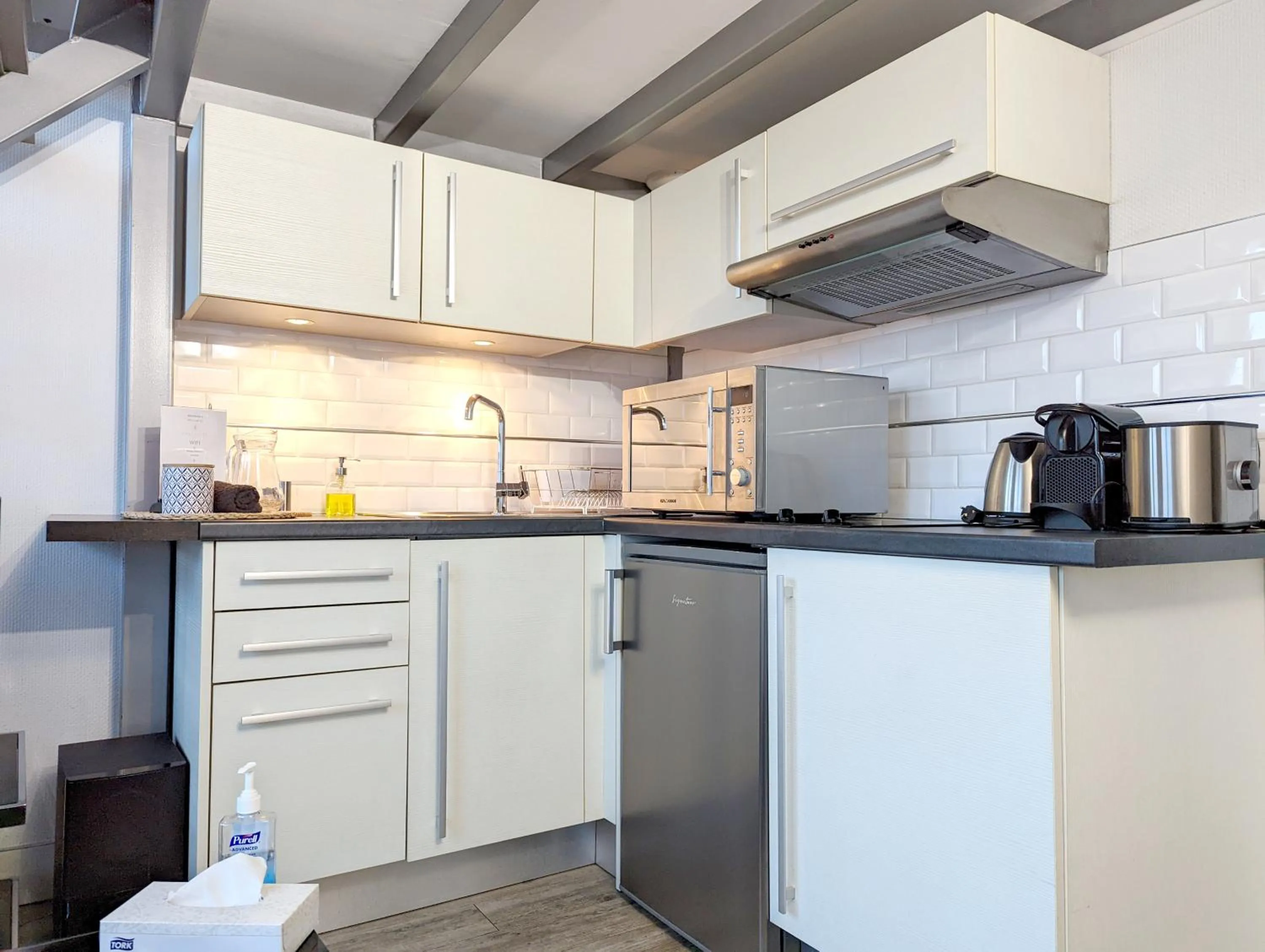 Kitchen or kitchenette in Haut Lofts - Toulouse Centre Ramblas