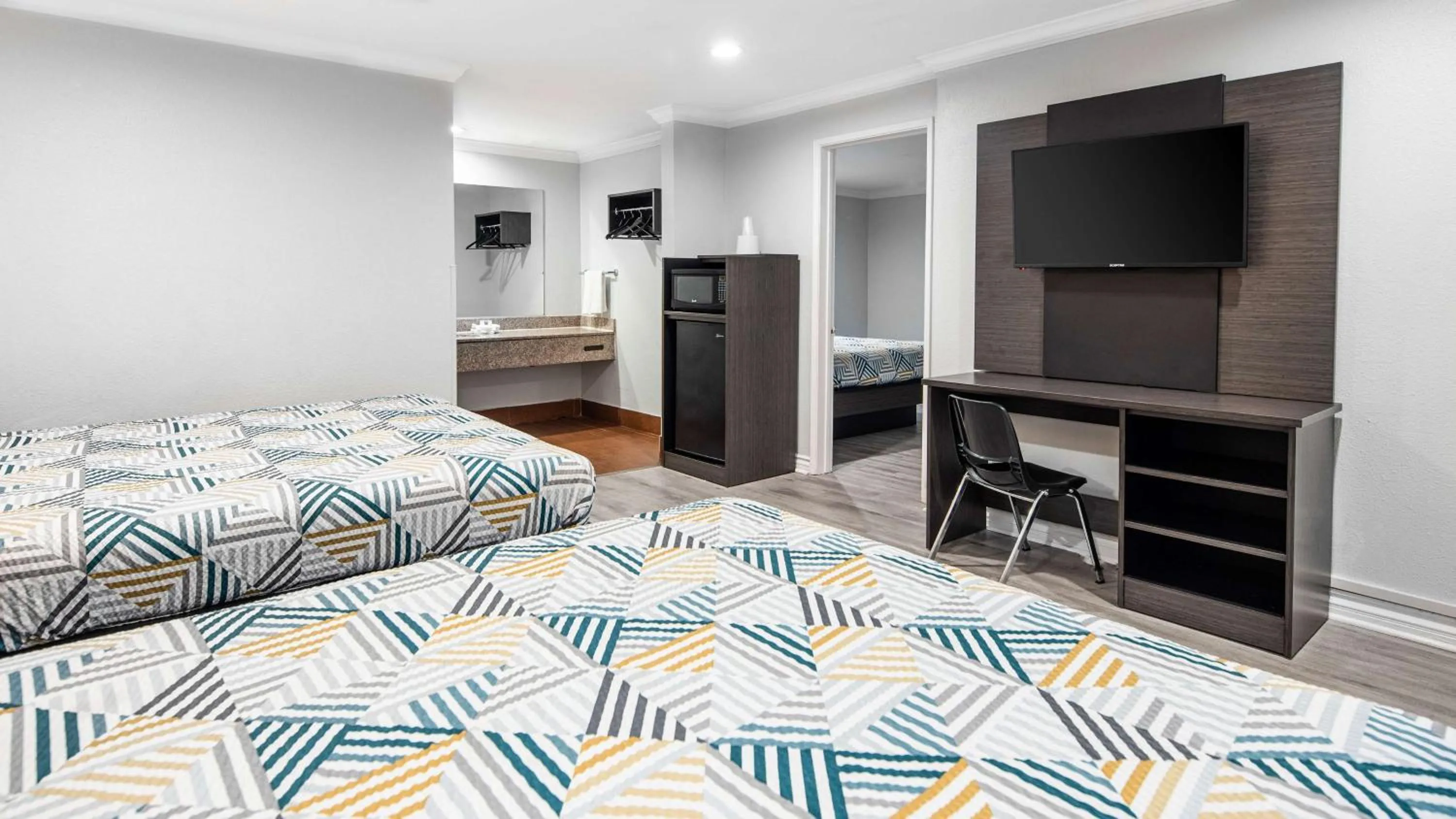 Photo of the whole room in Motel 6-Anaheim, CA - Convention Center