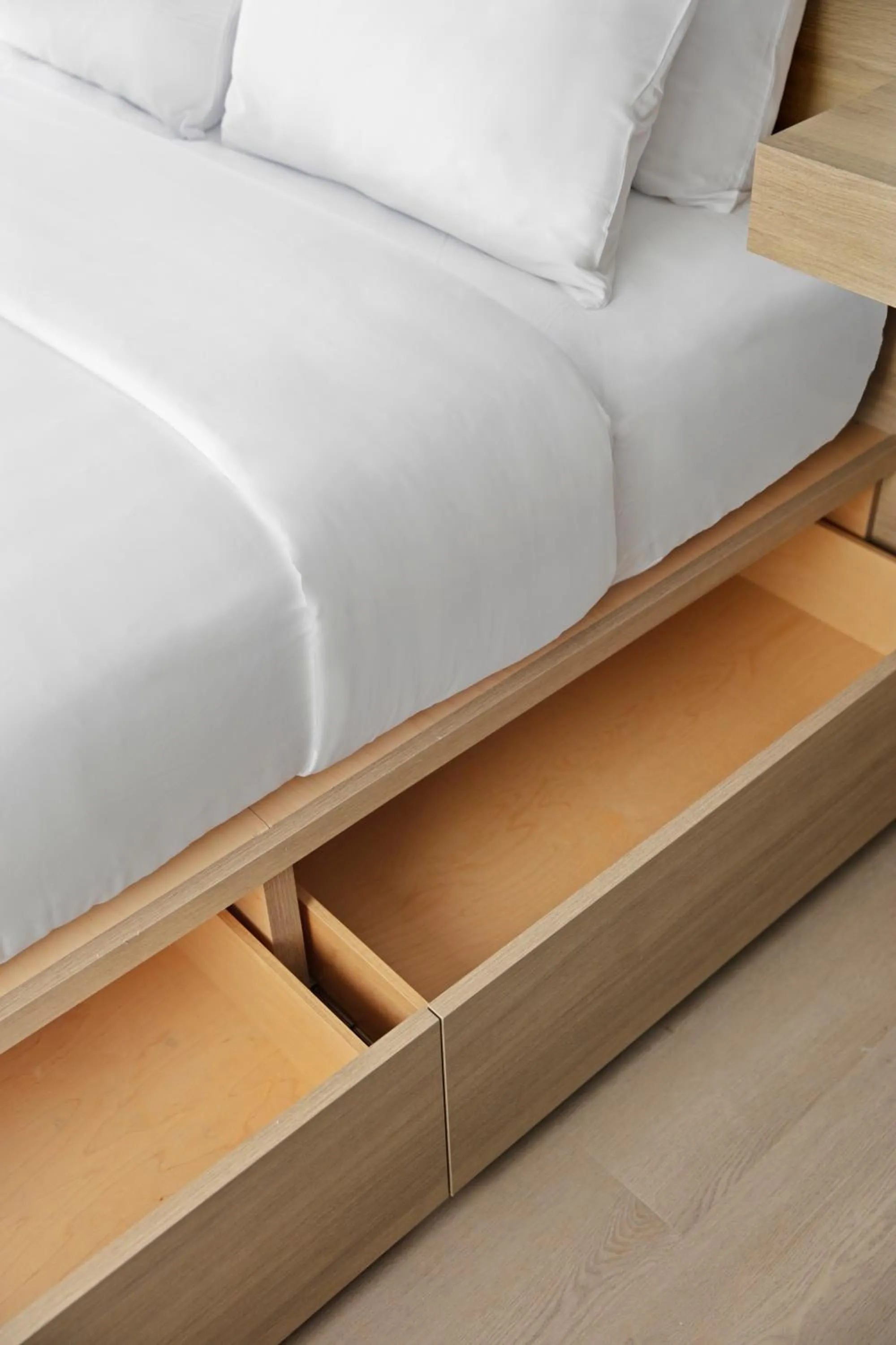 Bed in Riverside Tower Hotel