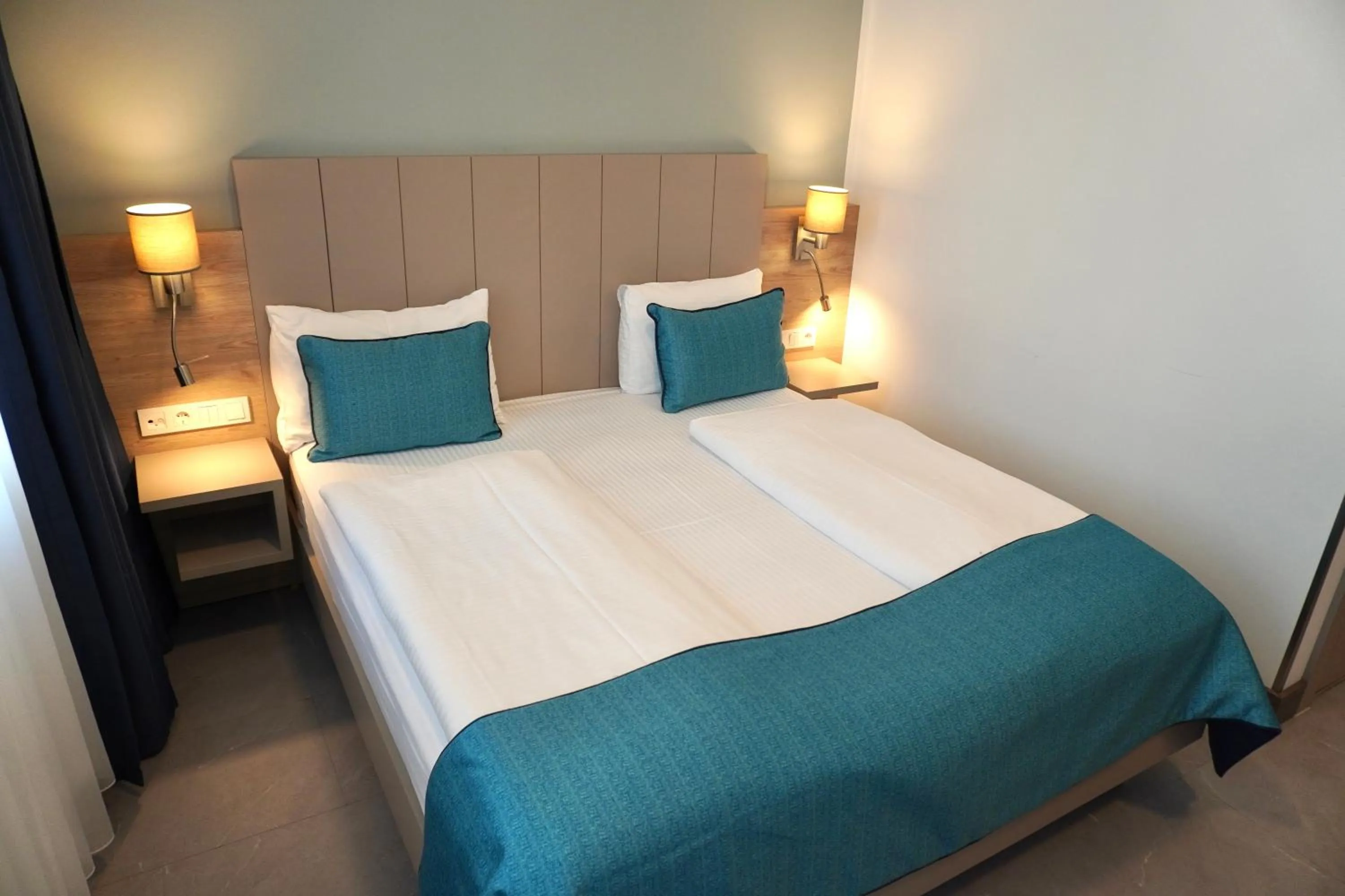 Bed in Hotel Atlas Halle