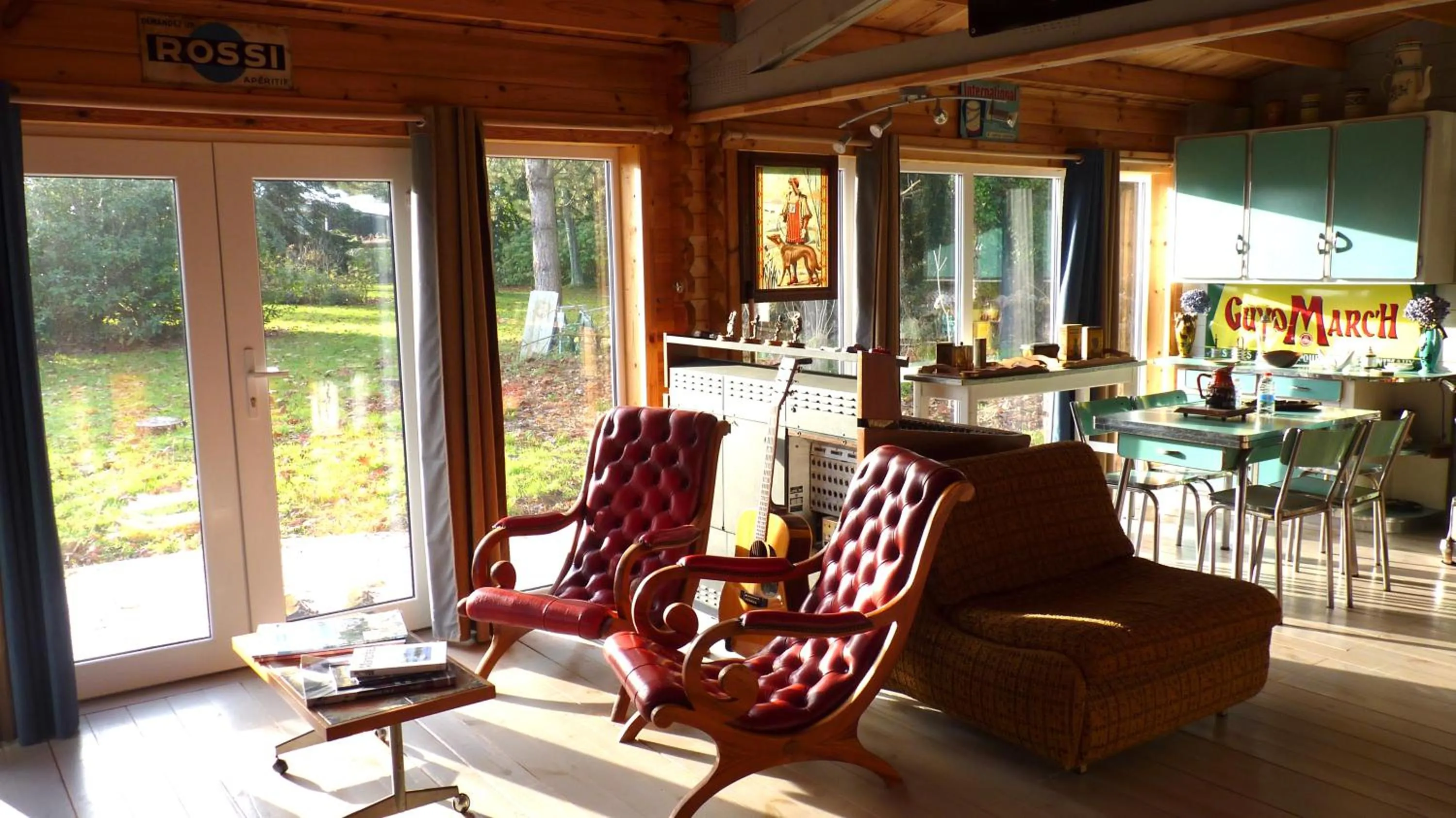 Seating area in La maison des musiciens