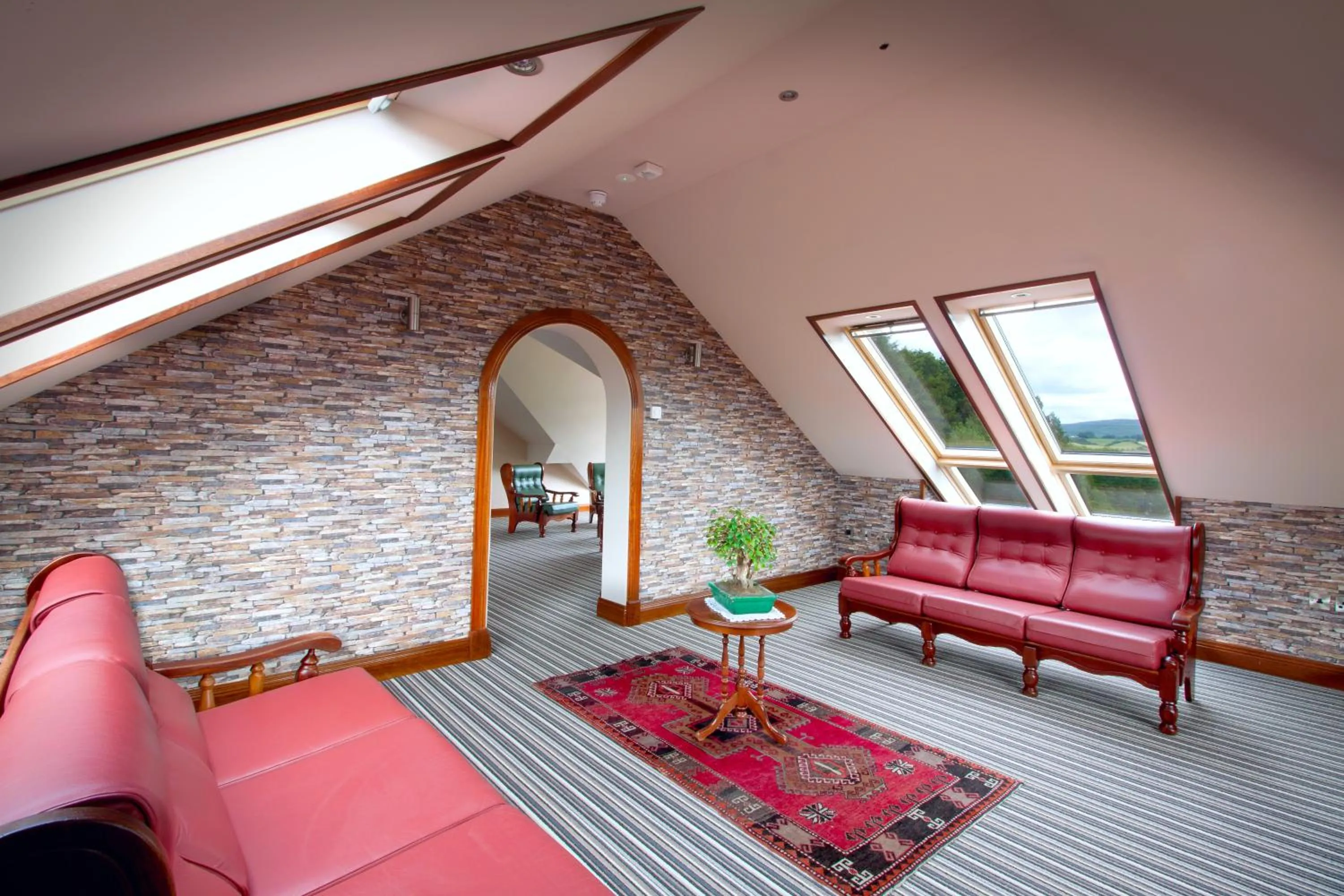 Communal lounge/ TV room in The Lodge @ Harvey's Point