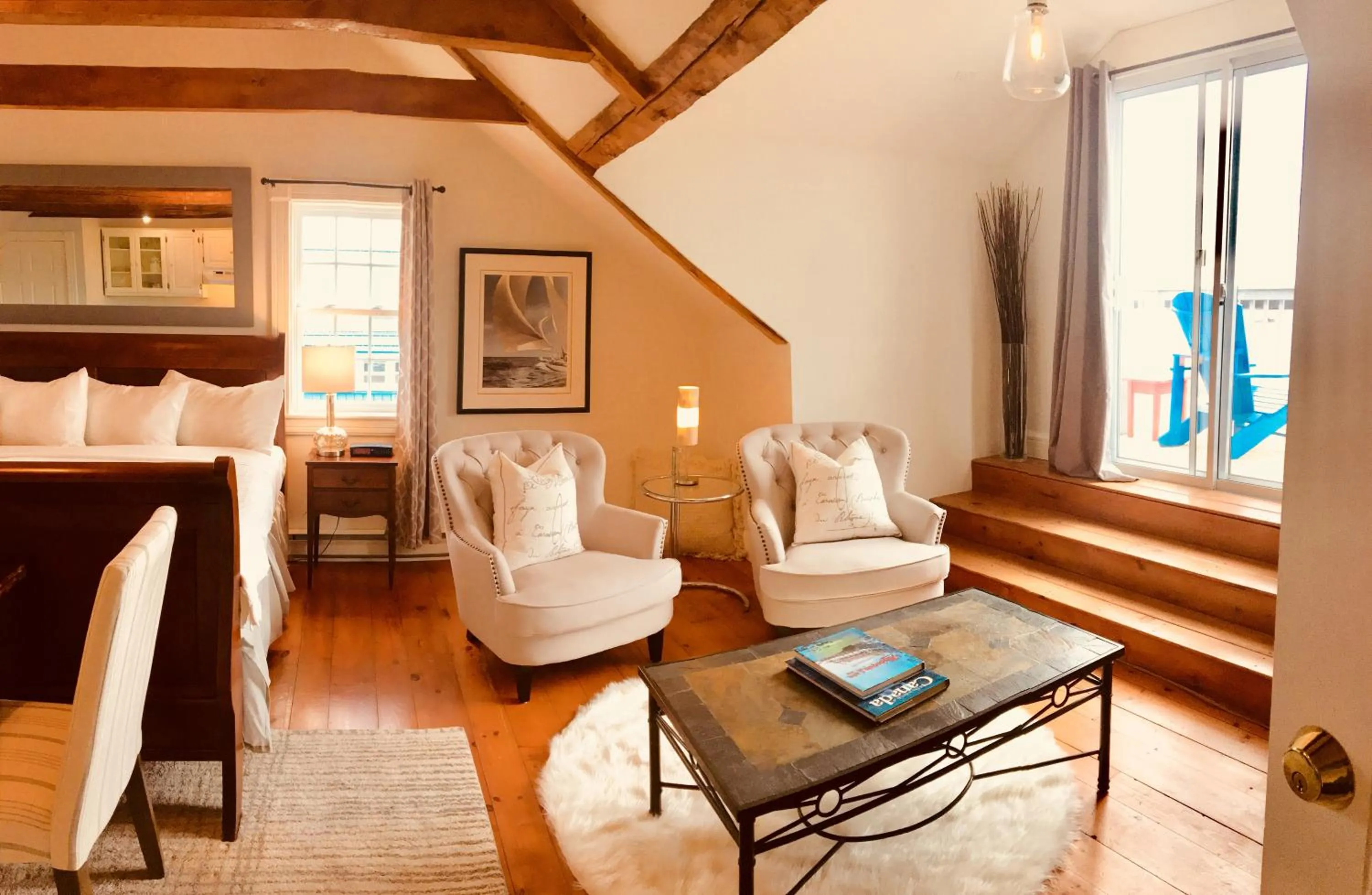 Bed in Treadwell Inn