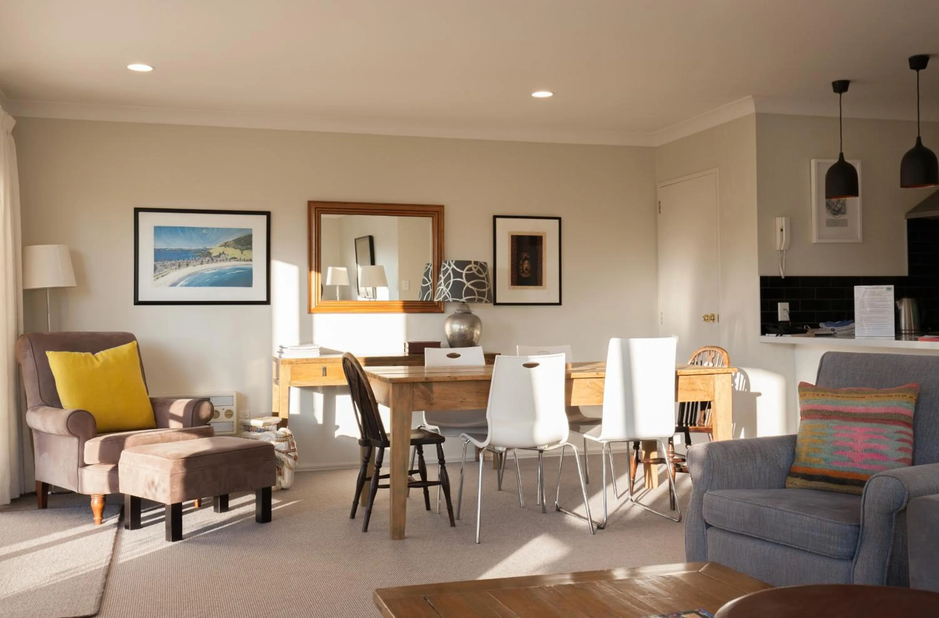 Dining area in Pacific Palms Resort