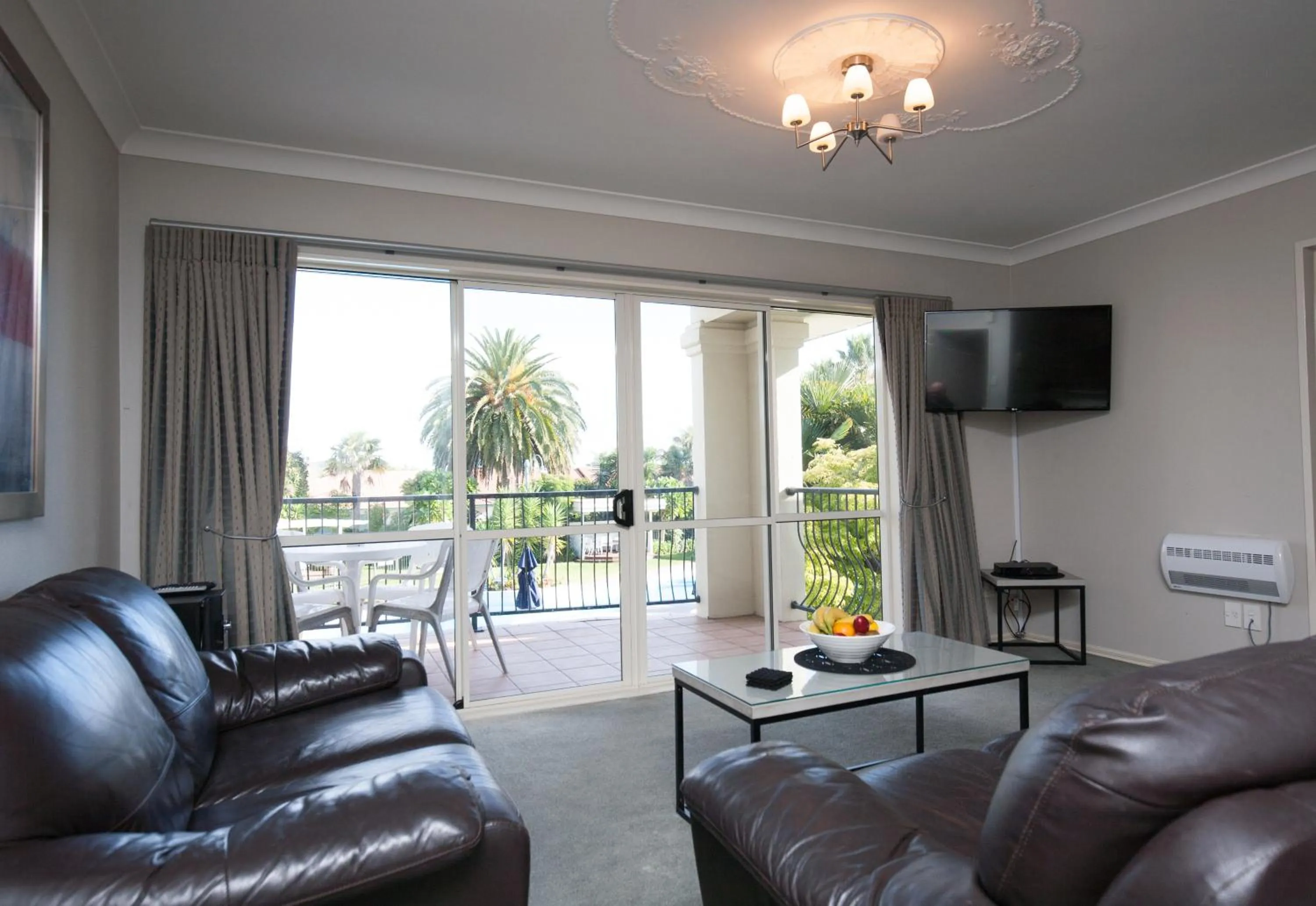 Living room in Pacific Palms Resort