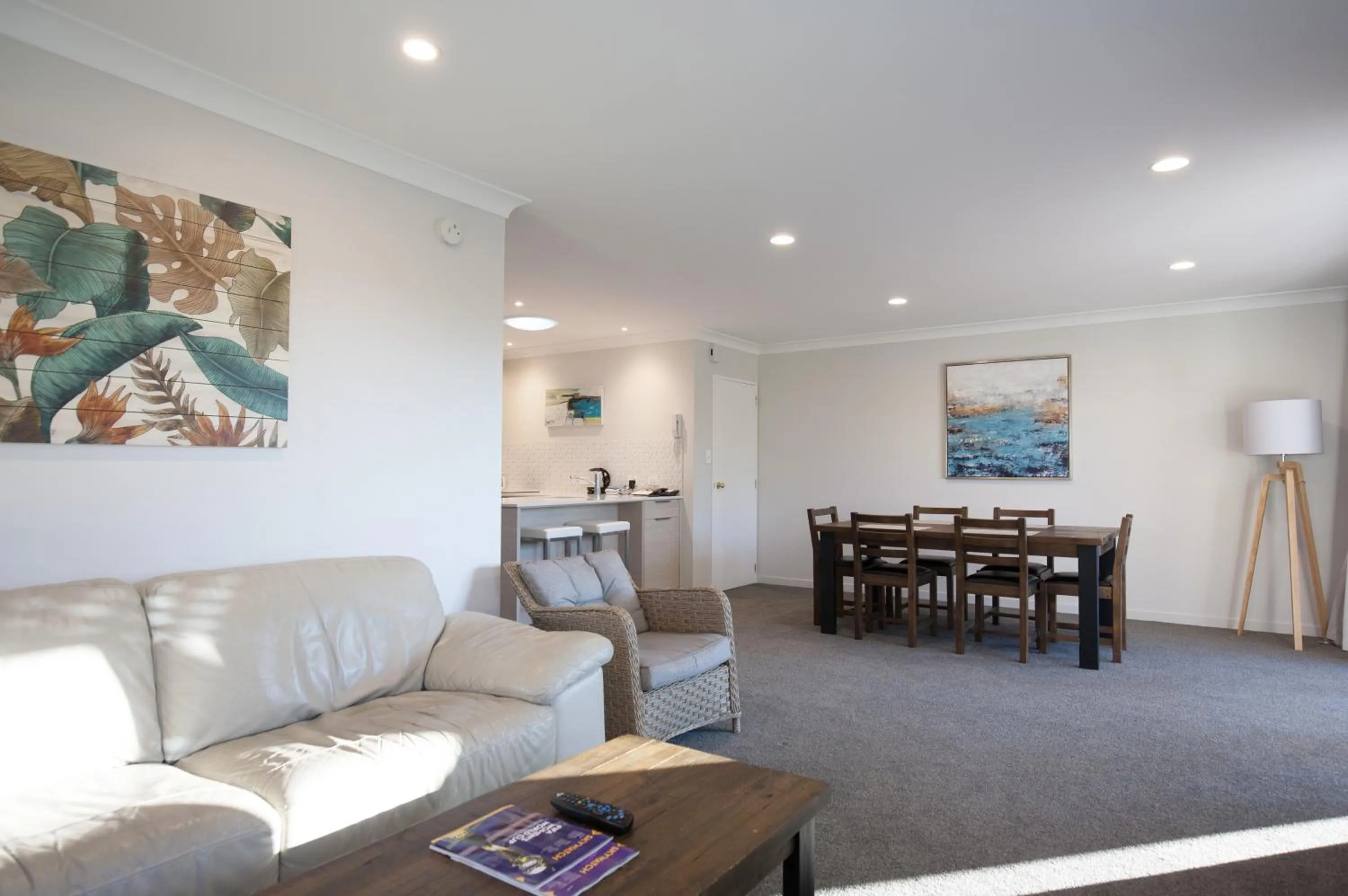 Living room in Pacific Palms Resort