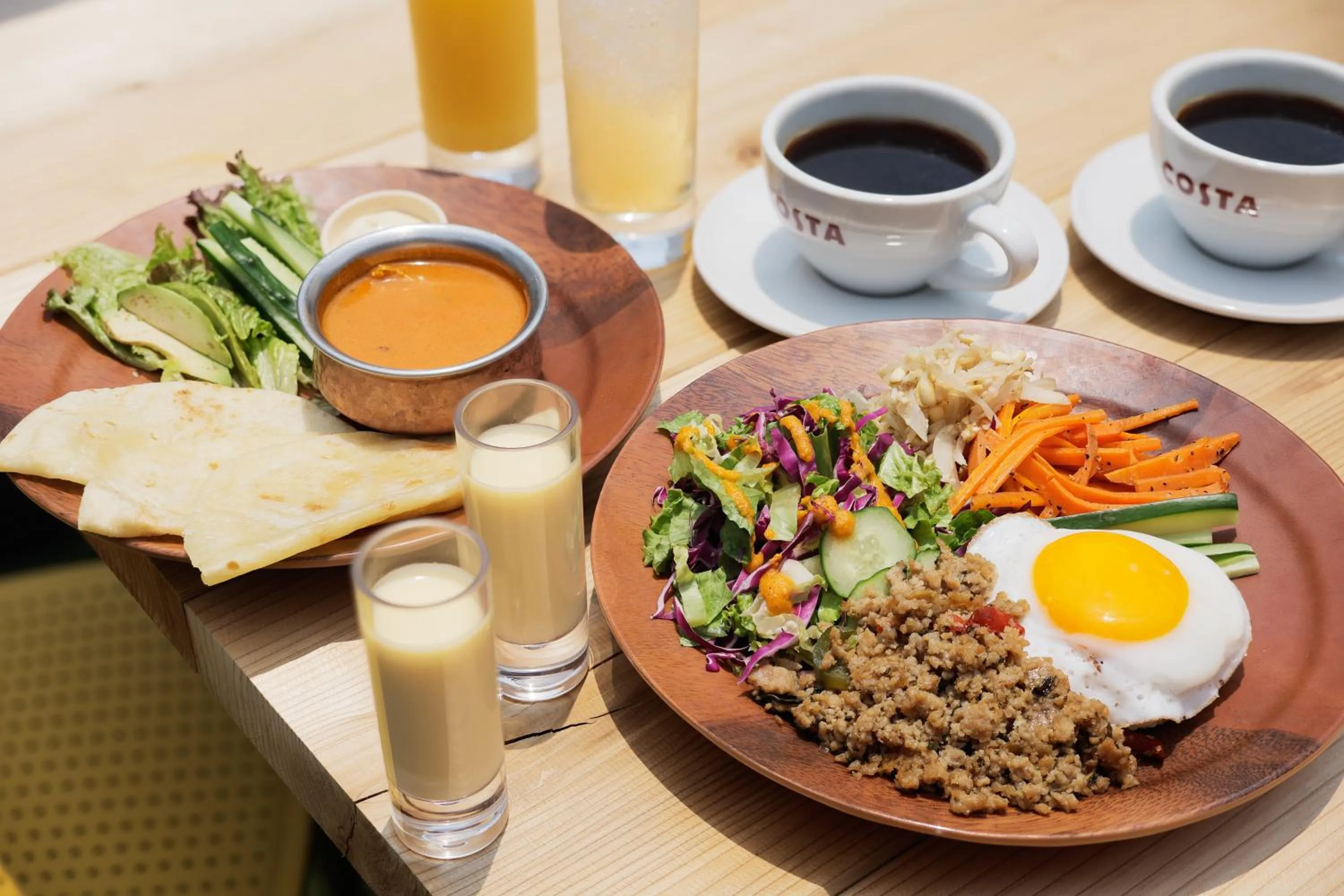 Asian breakfast in Sai Hotel