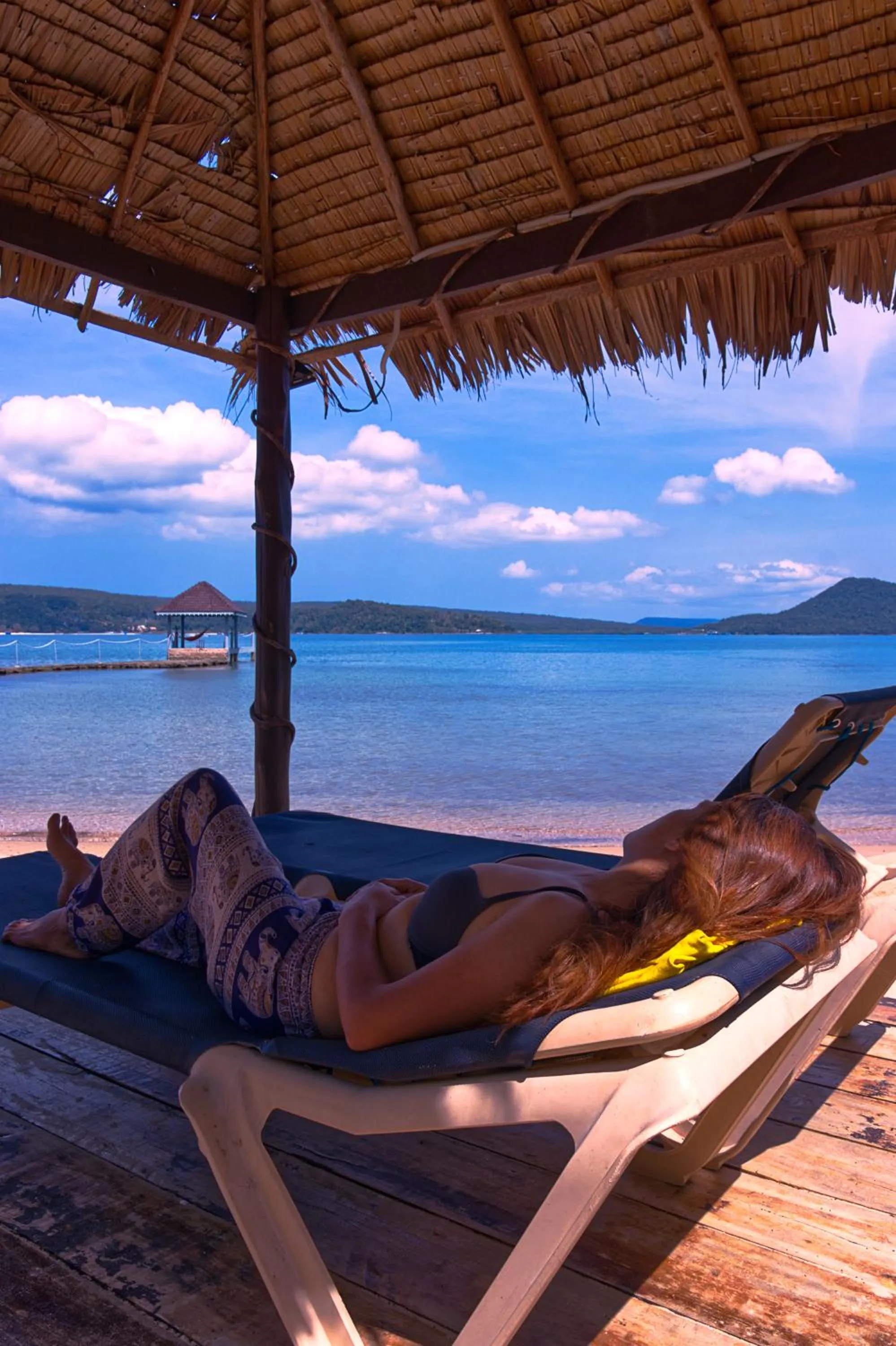 People in Samloem Laguna Resort