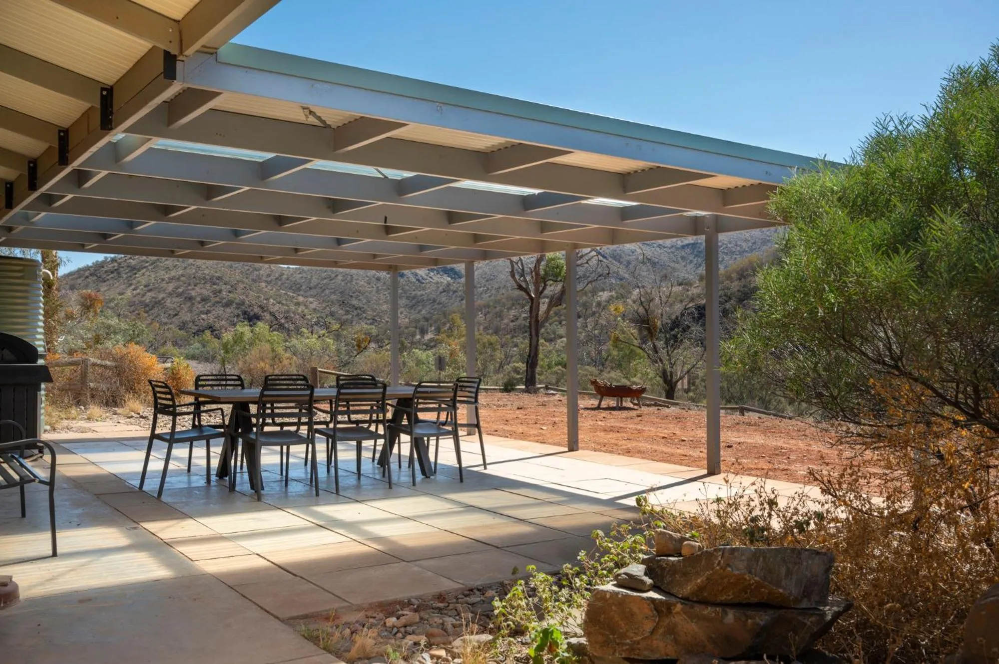 Patio in Arkaroola Wilderness Sanctuary