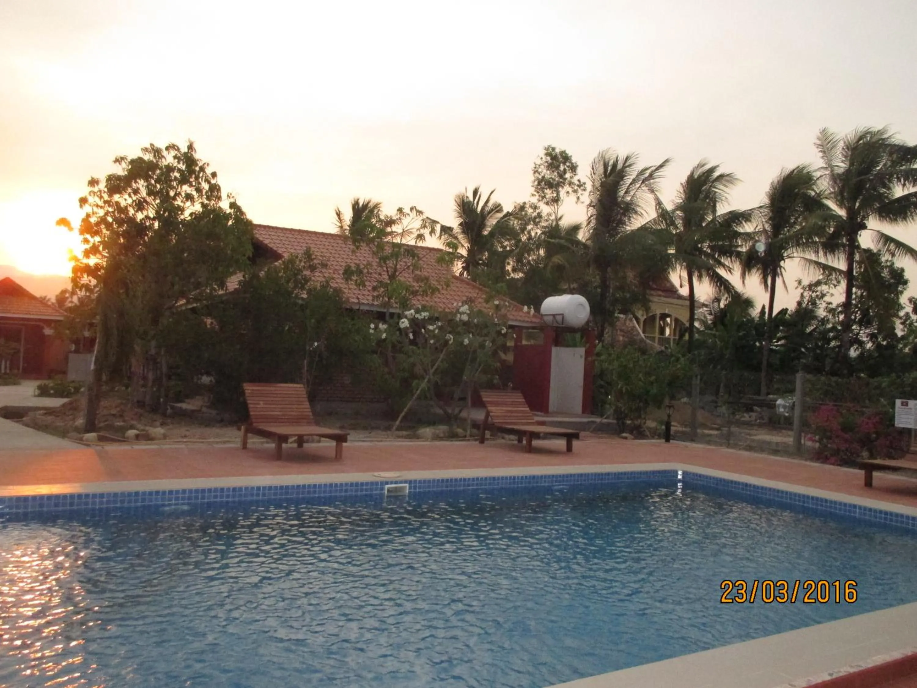 Sunset in Phoumrumduol Bungalow