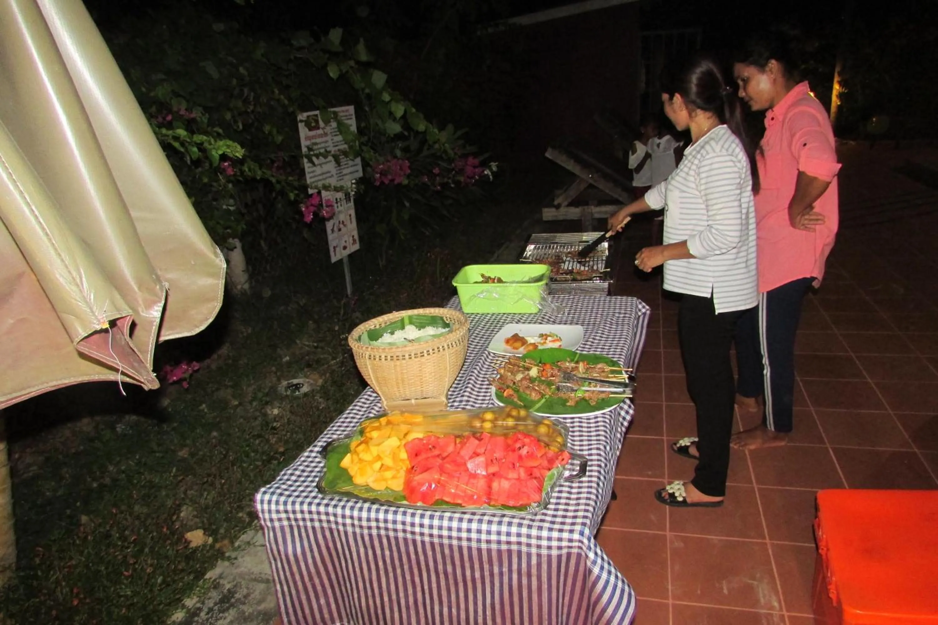 BBQ facilities in Phoumrumduol Bungalow