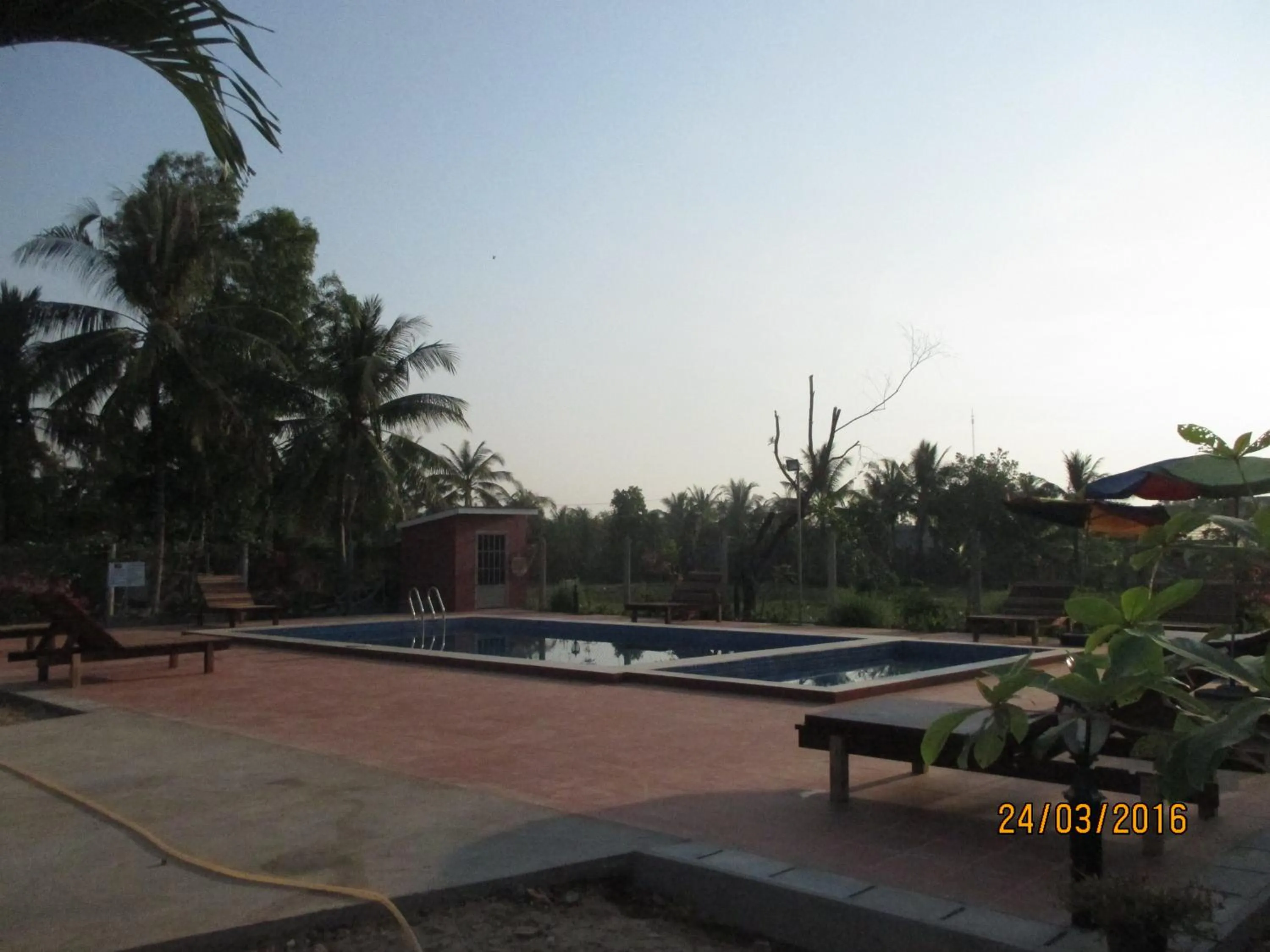 Pool view in Phoumrumduol Bungalow