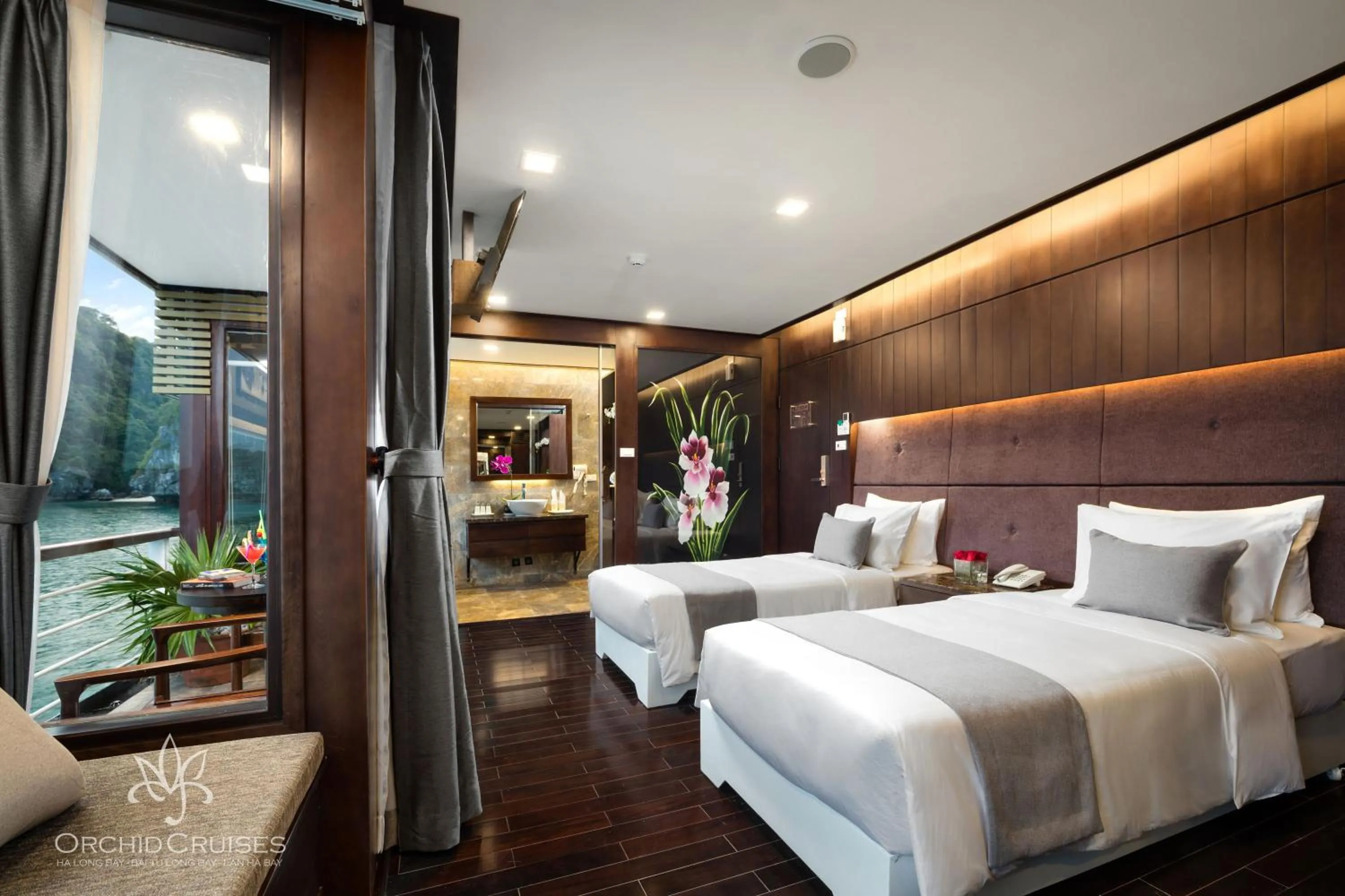 Bedroom, Bed in Orchid Classic Cruise