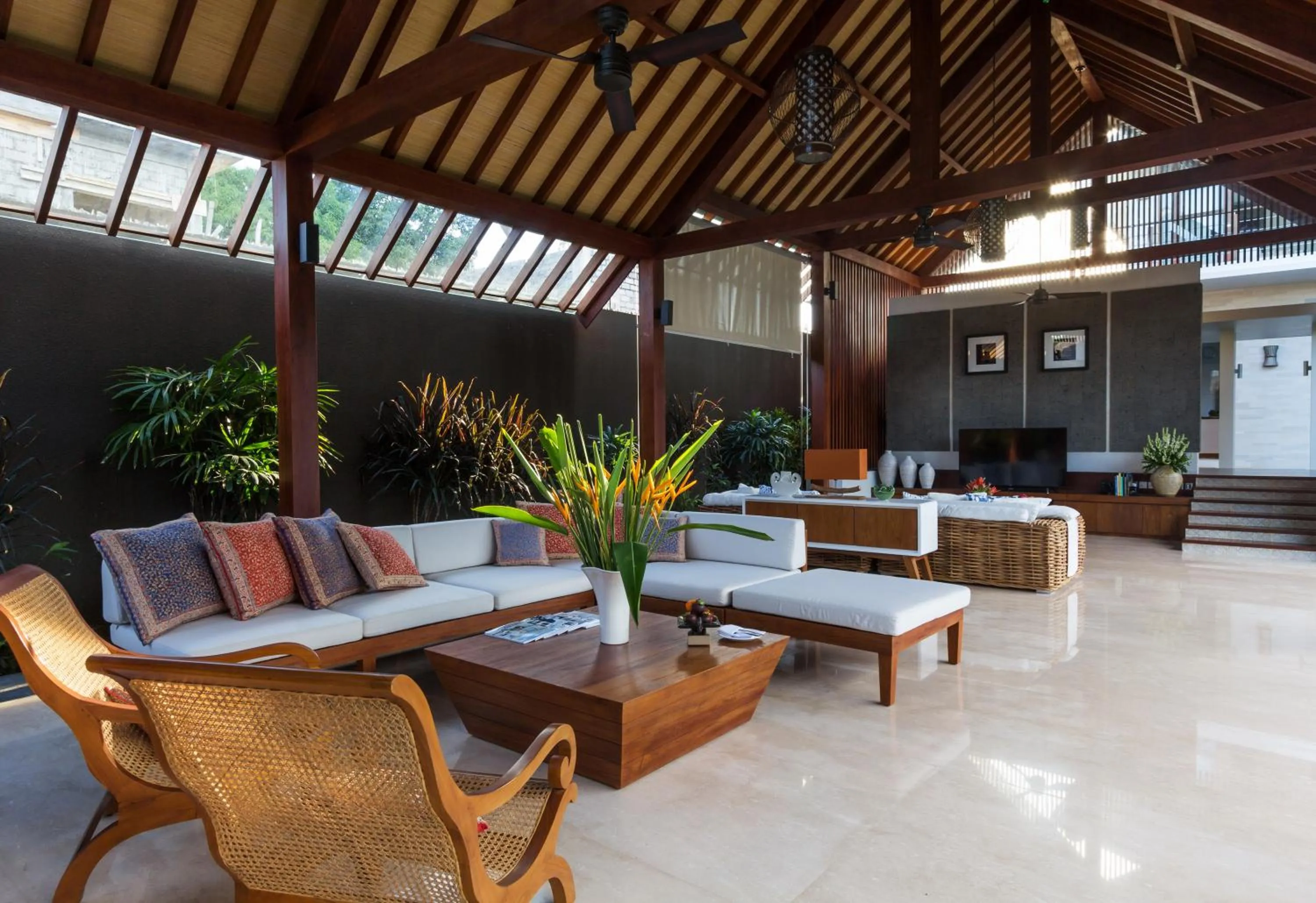 Living room in Villa Meliya