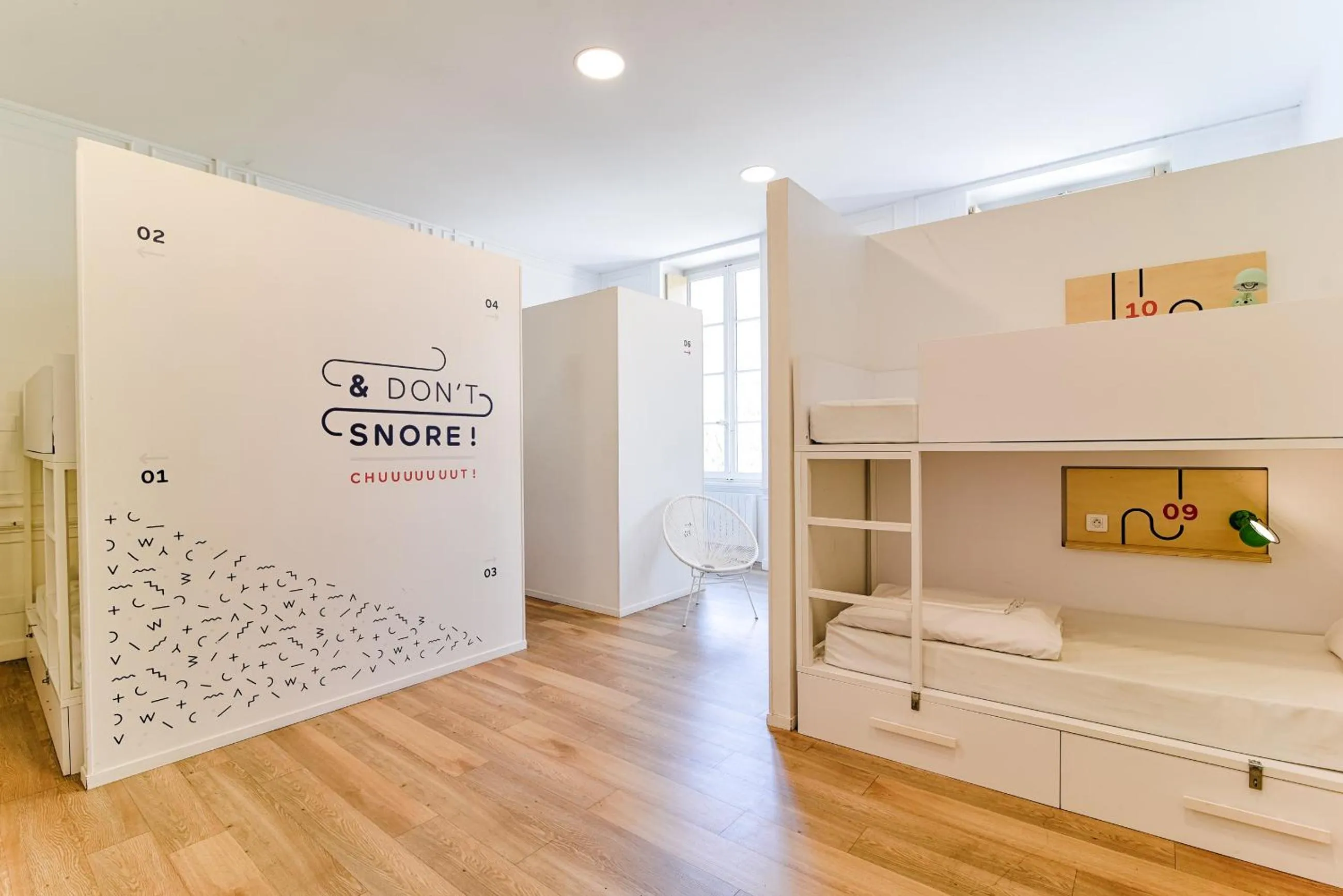 bunk bed in SLO Hostel Lyon les Pentes