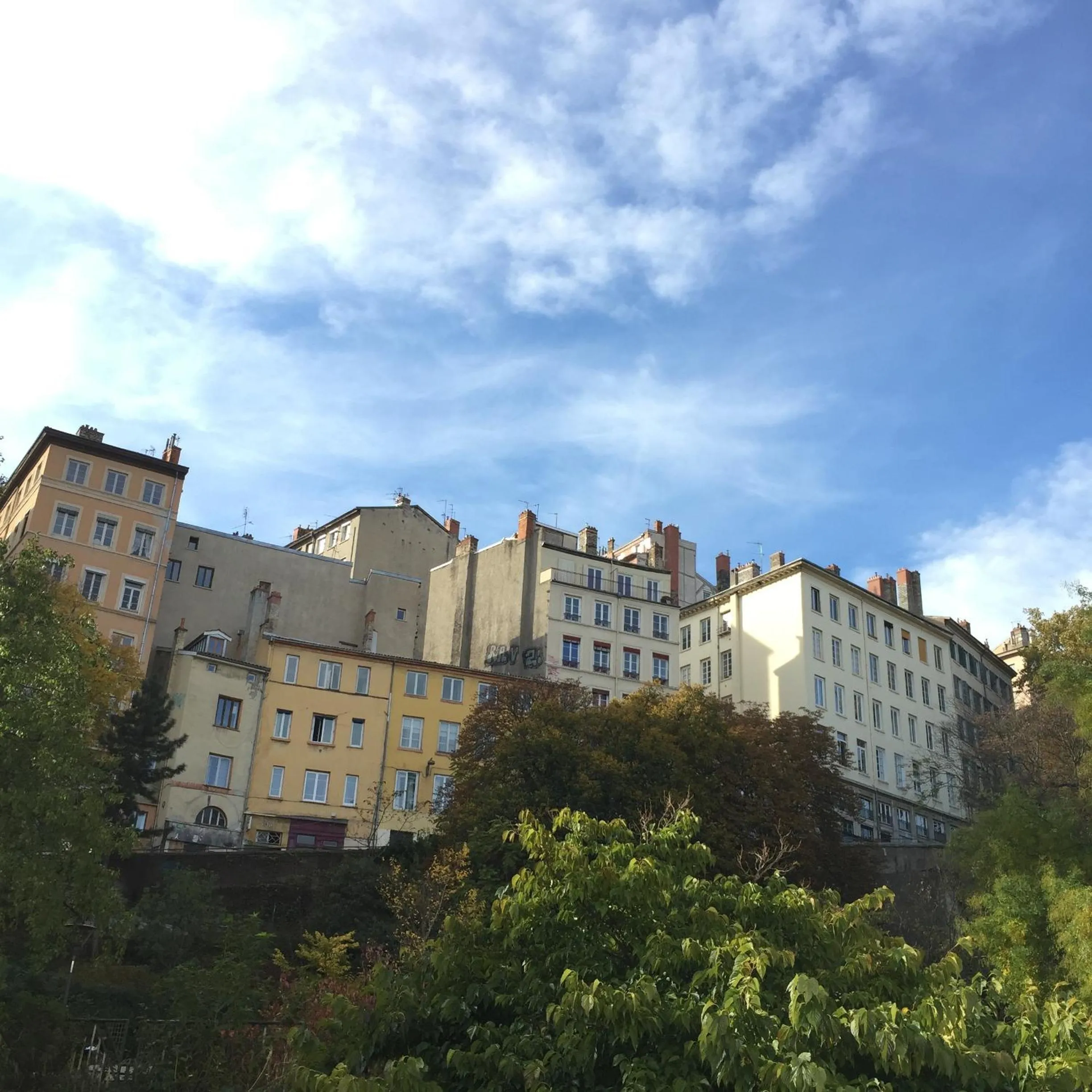 View (from property/room) in SLO Hostel Lyon les Pentes