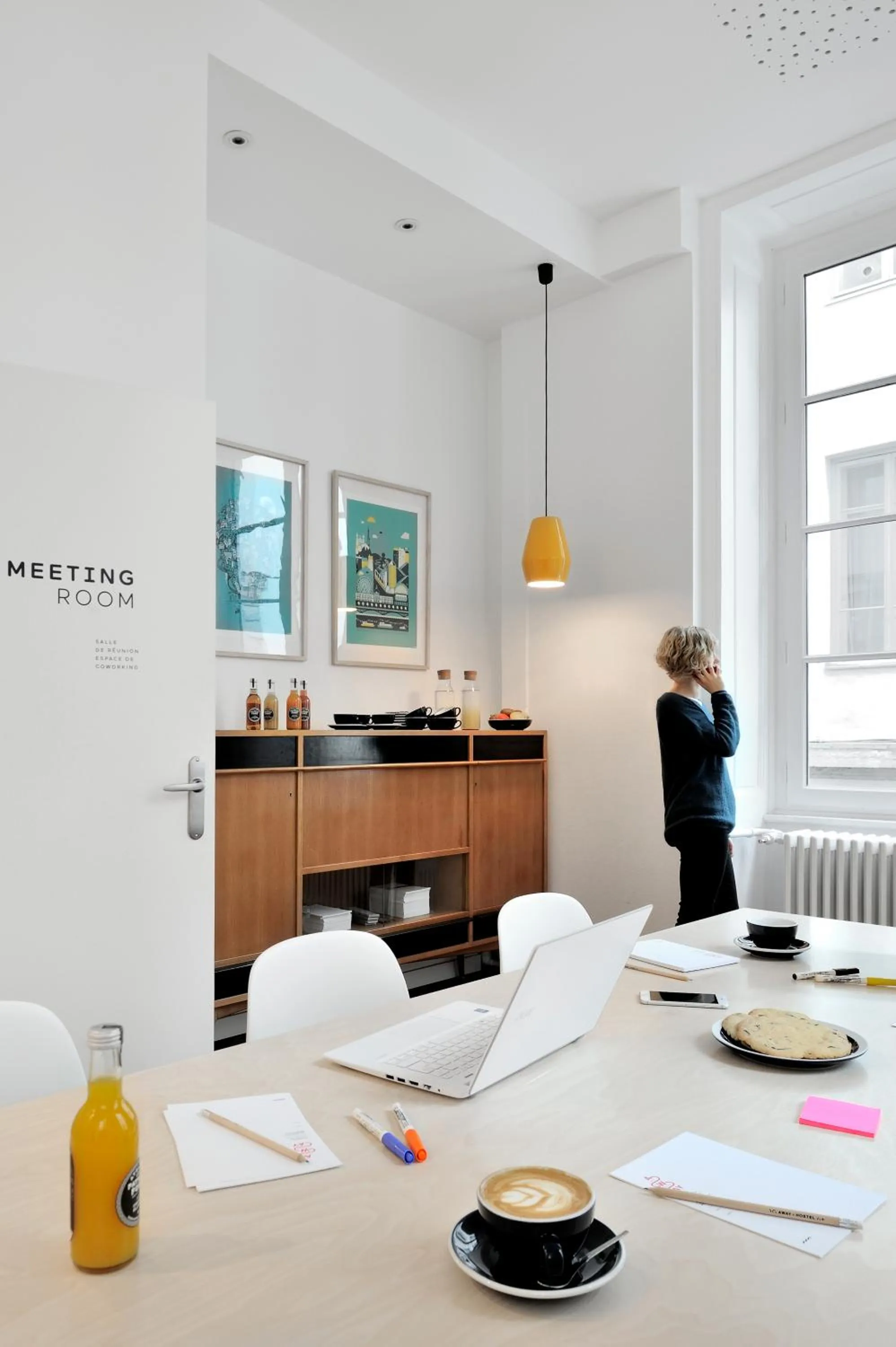 Meeting/conference room in SLO Hostel Lyon les Pentes