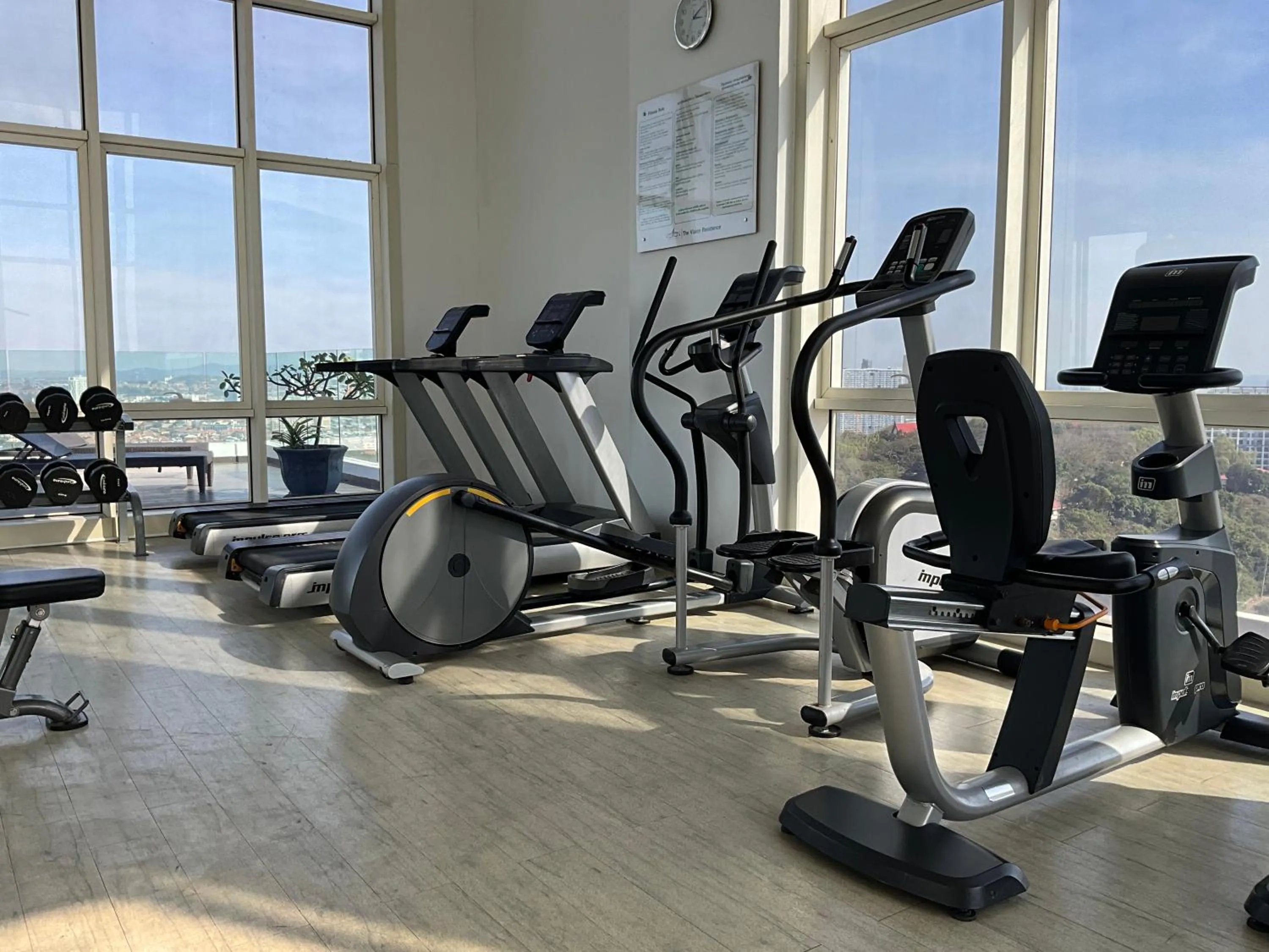 Fitness centre/facilities in Vision Pratumnak By Pattaya Sunny Rentals