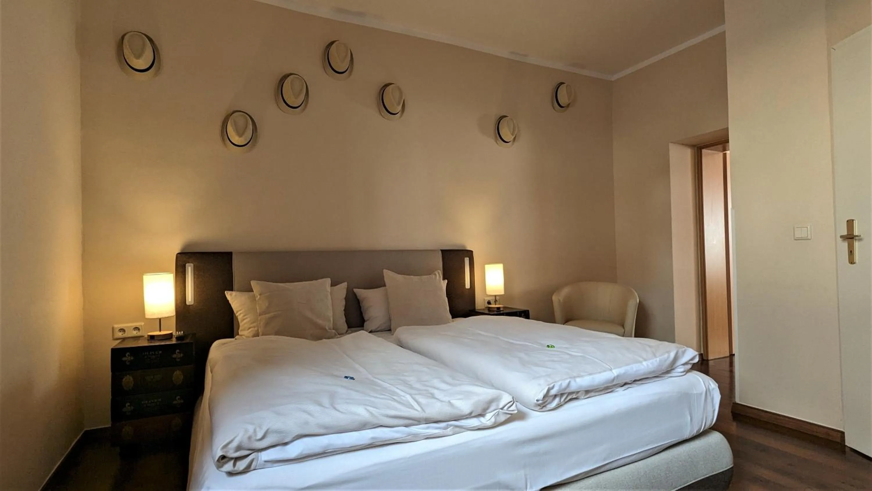 Bed in Altstadthotel Goldene Kugel