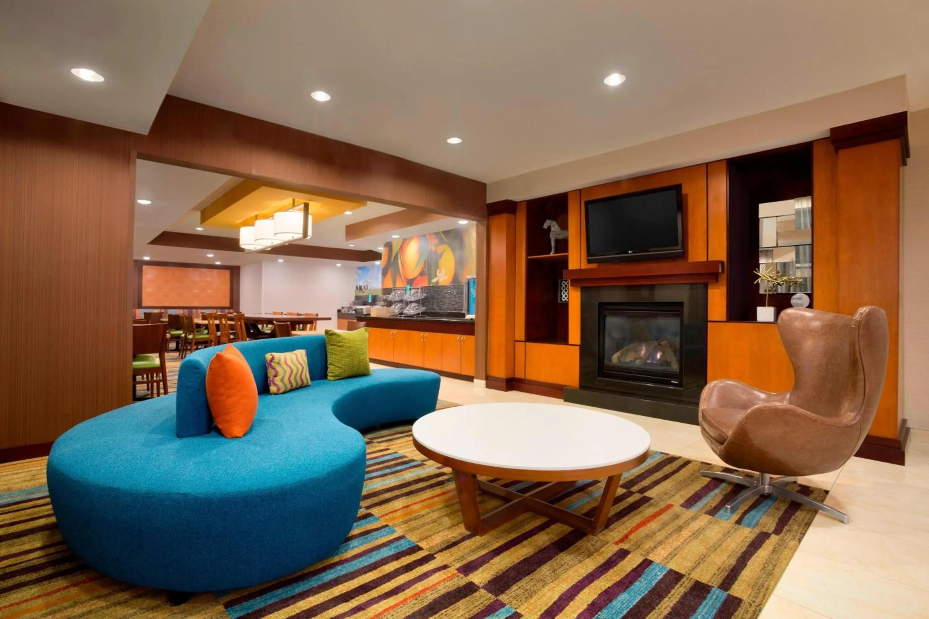 Lobby or reception in Fairfield Inn & Suites Fort Worth University Drive