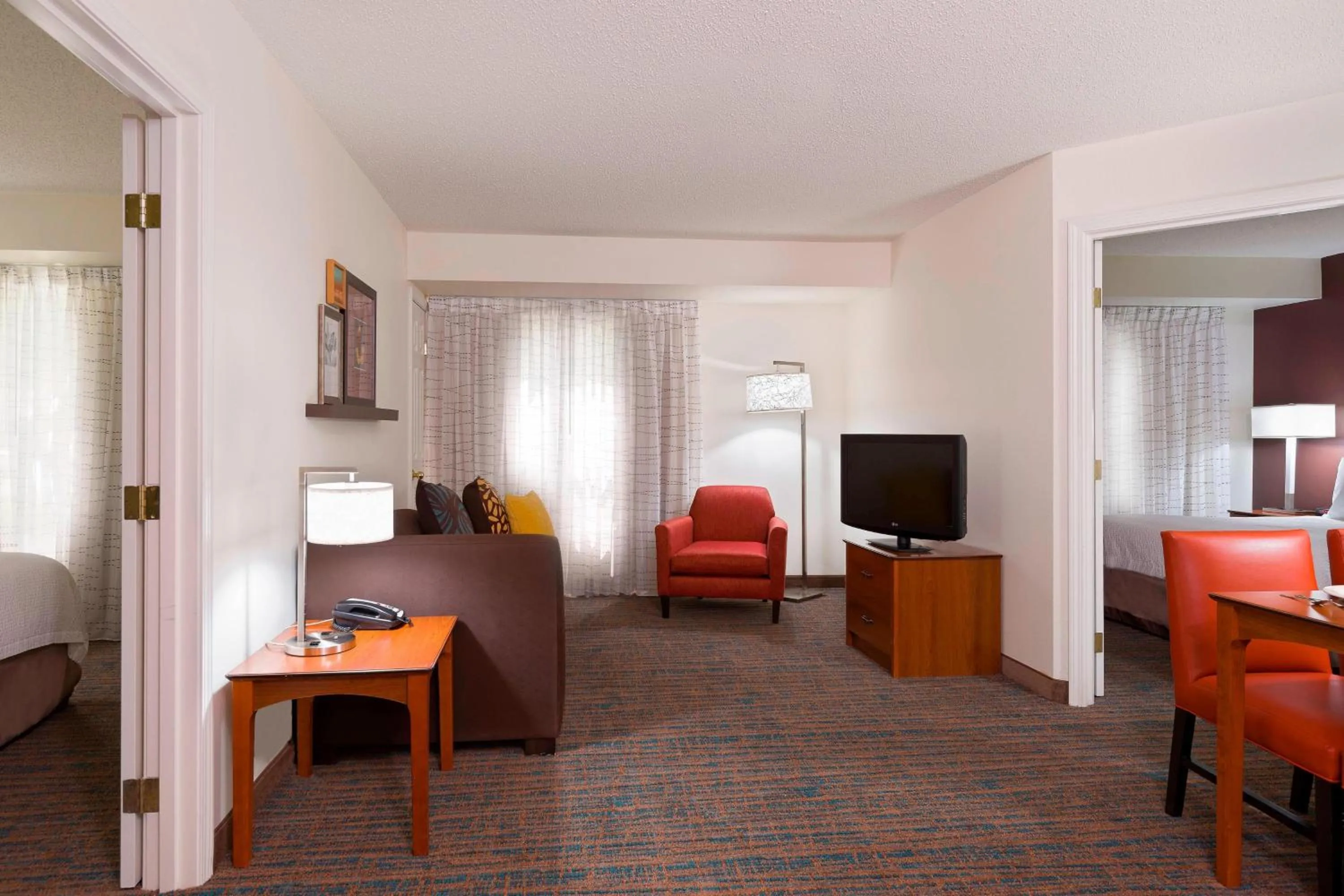 Living room, Bed in Residence Inn Philadelphia/Montgomeryville