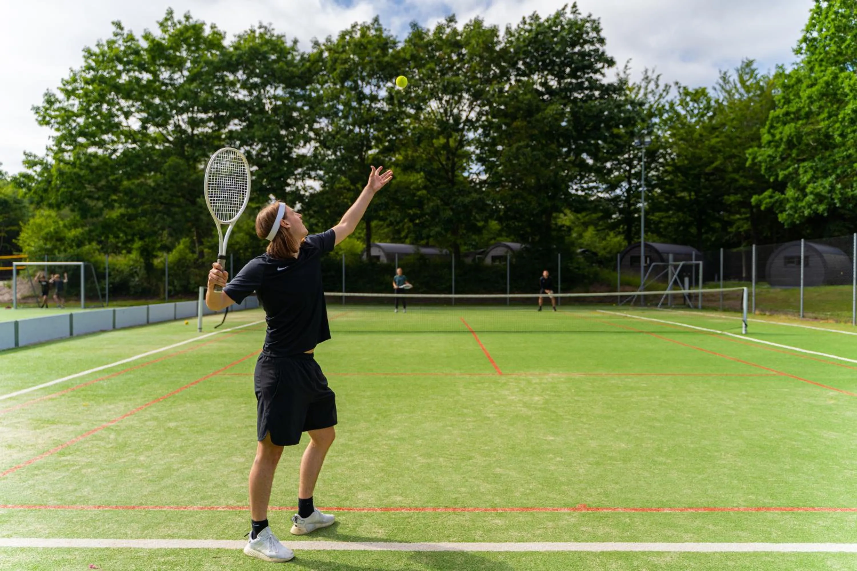 Tennis court in SportsPark Blaavandshuk Resort
