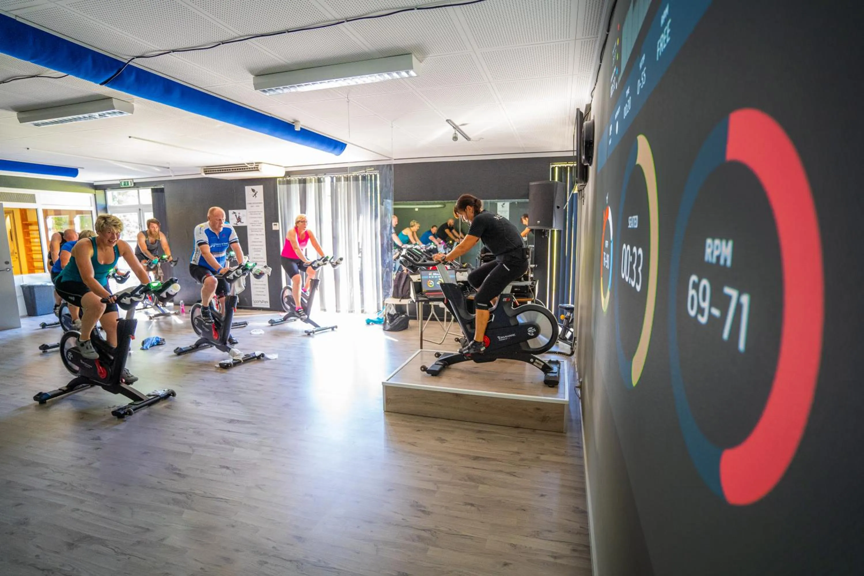 Fitness centre/facilities in SportsPark Blaavandshuk Resort