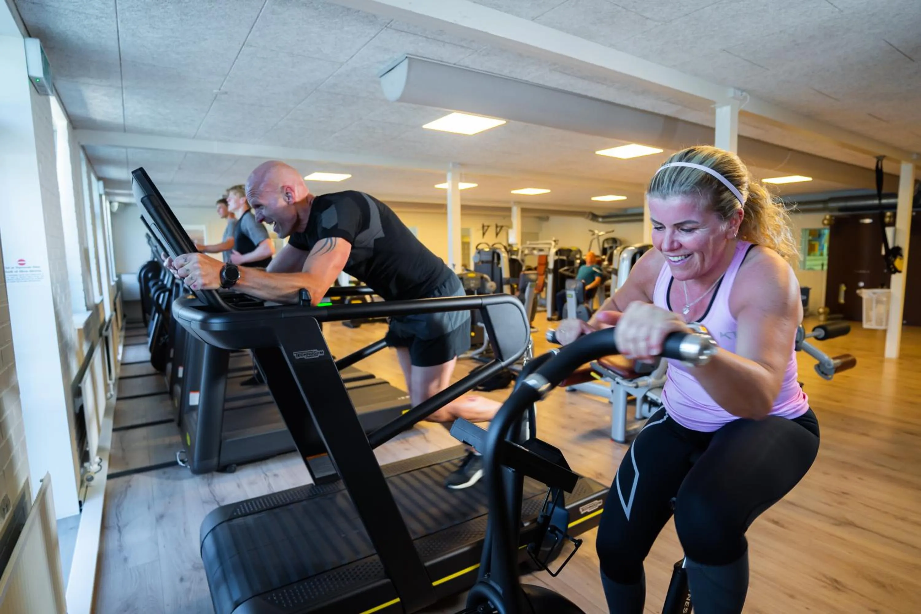 Fitness centre/facilities in SportsPark Blaavandshuk Resort