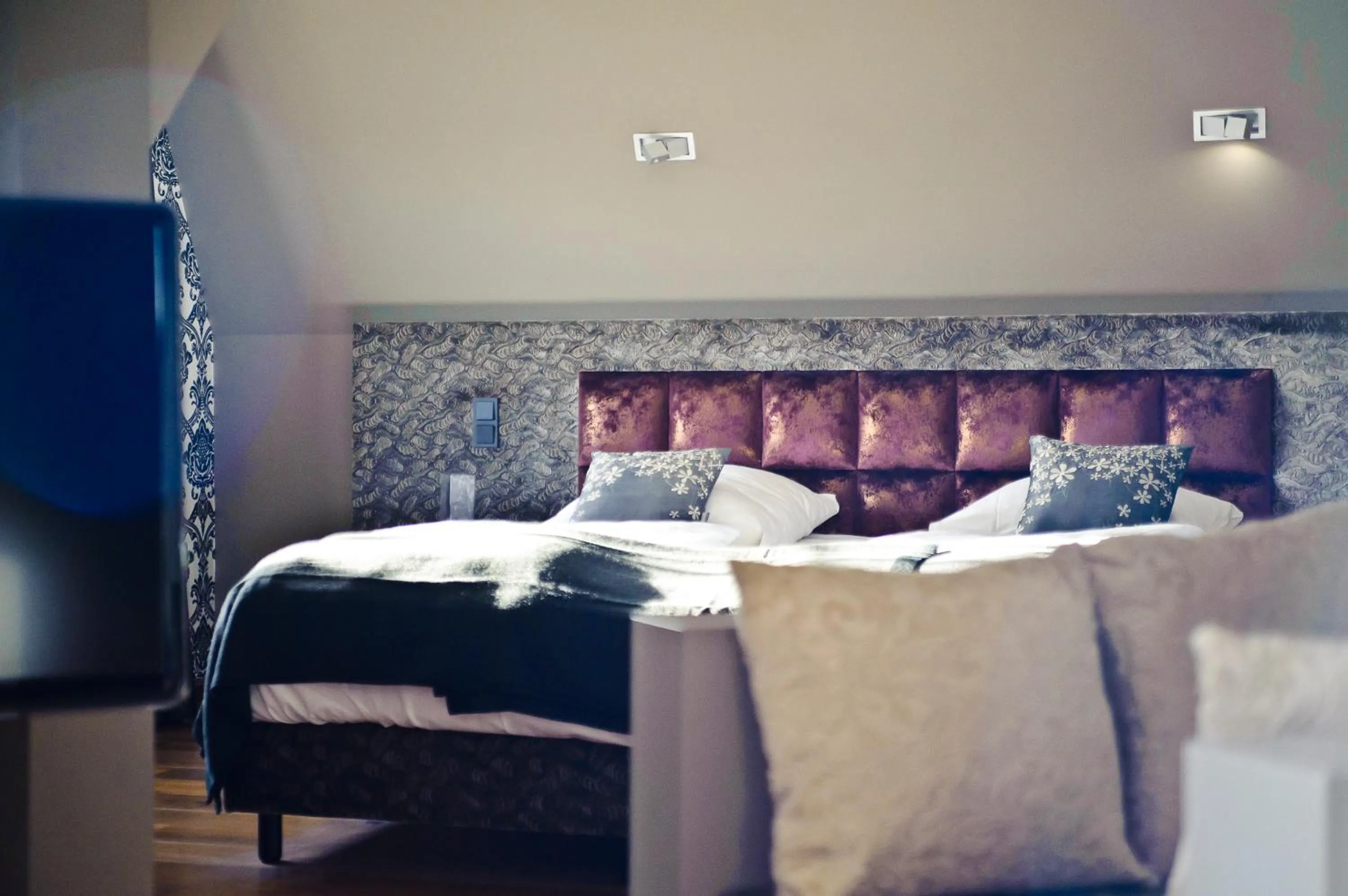 Bed in Hotel Rosenmeer