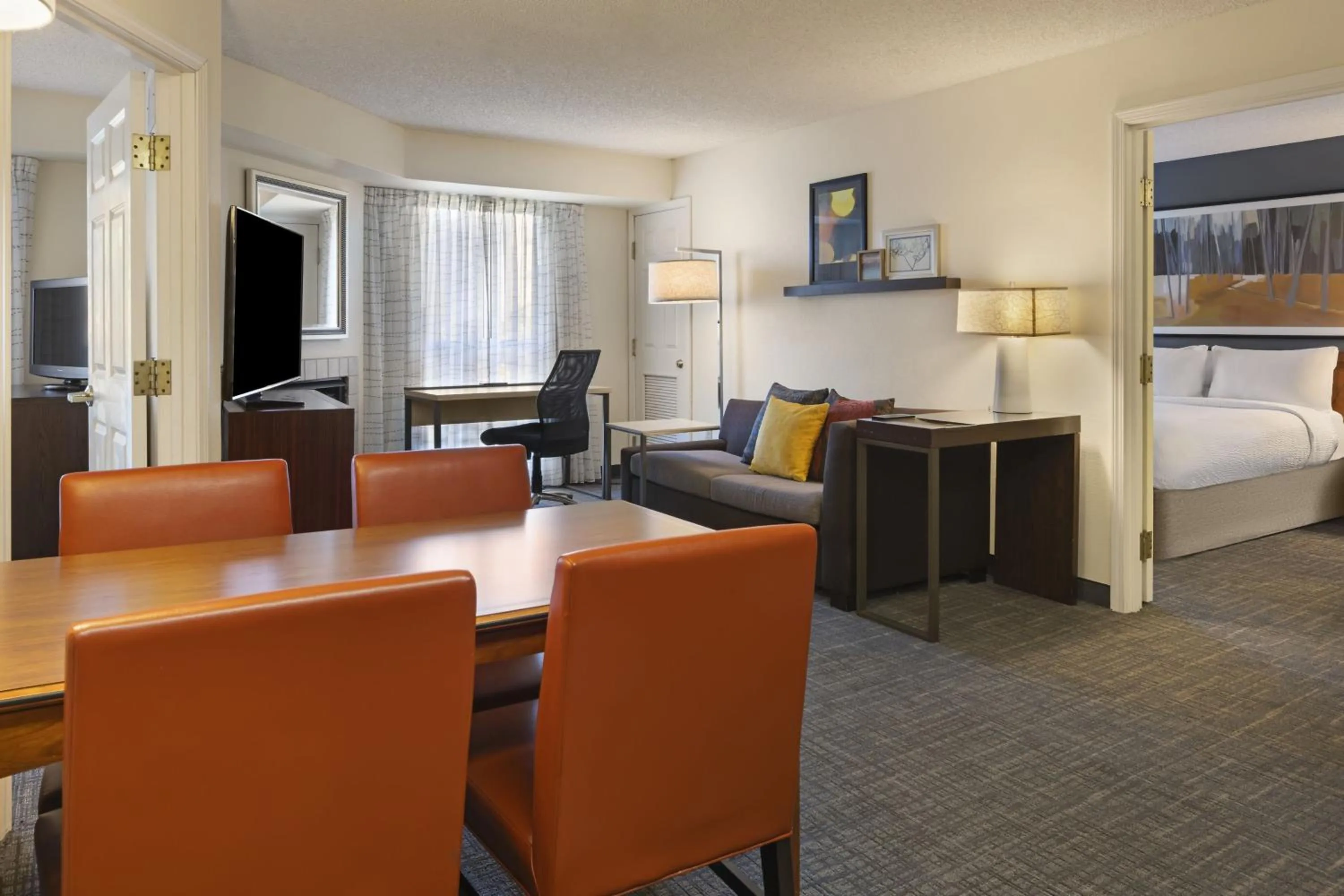 Living room, Bed in Residence Inn Anaheim Hills Yorba Linda