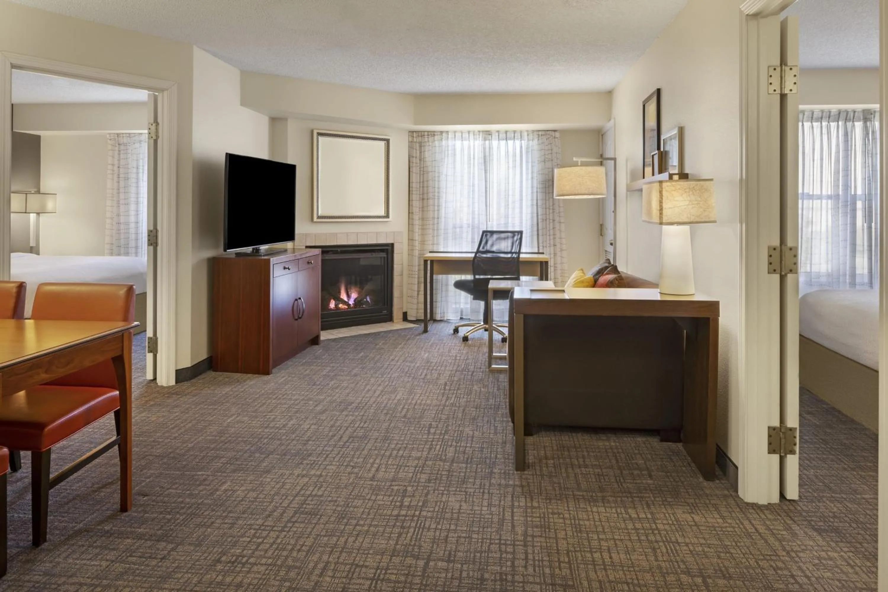 Living room, Bed in Residence Inn Anaheim Hills Yorba Linda
