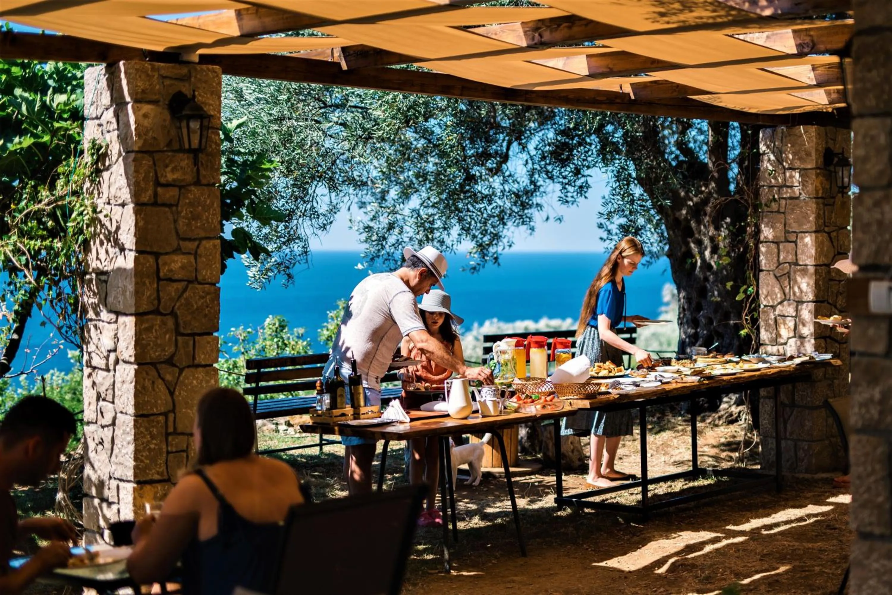 Sea view in Holiday Park Olive Tree