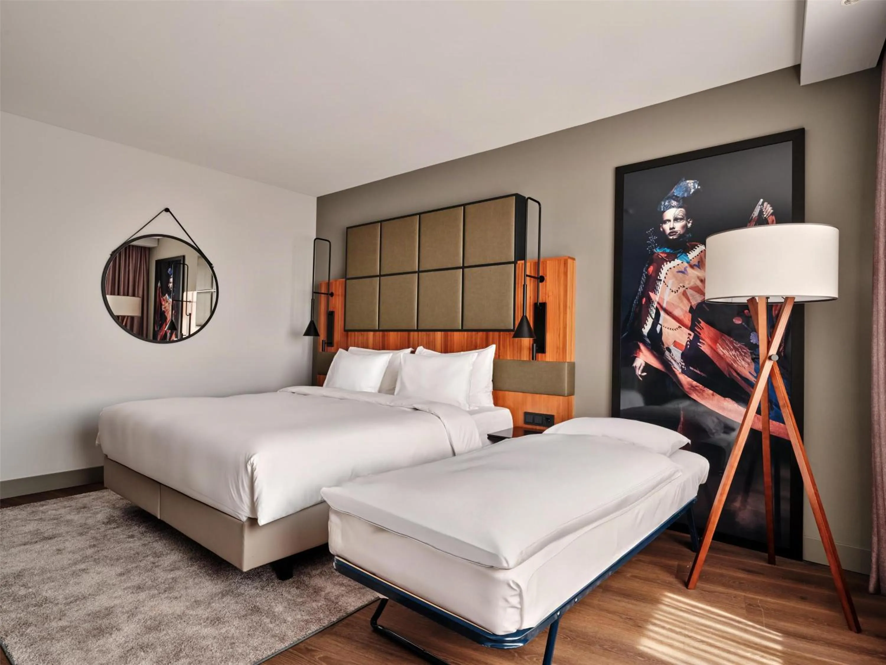 Bedroom, Bed in Radisson Blu Hotel, Hamburg Airport