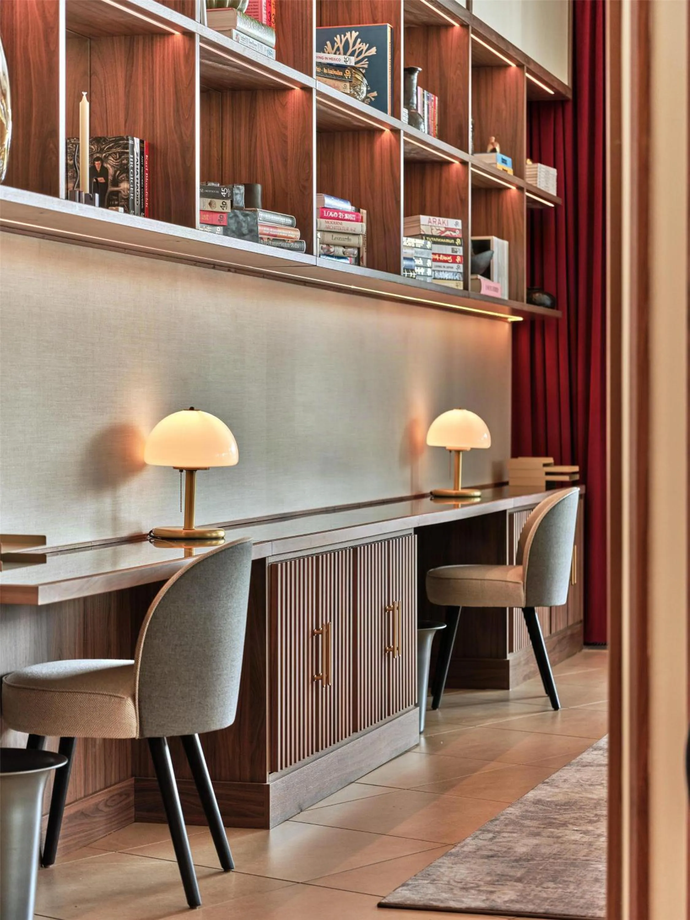 Lobby or reception in Radisson Blu Hotel, Hamburg Airport