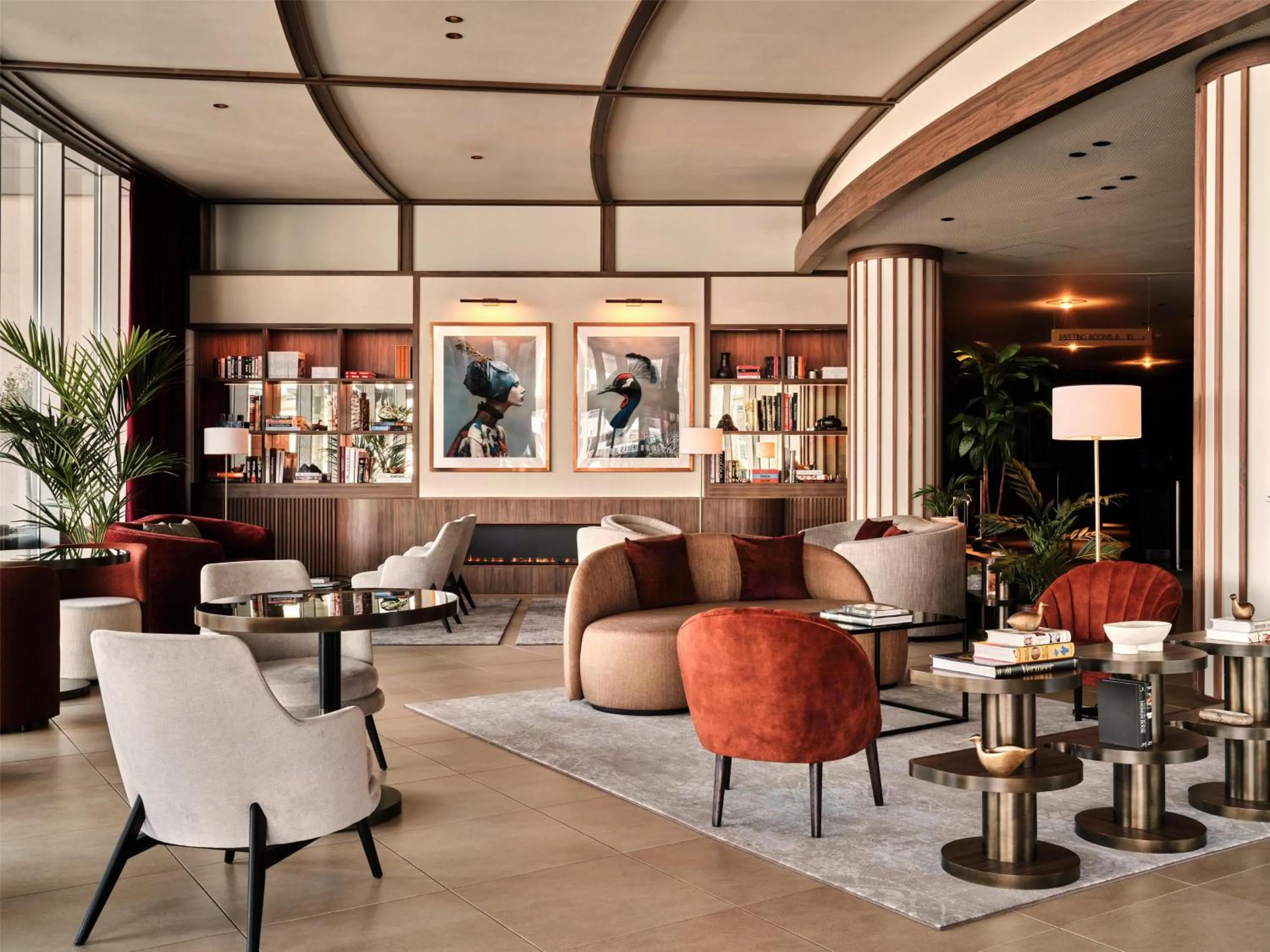 Lobby or reception in Radisson Blu Hotel, Hamburg Airport