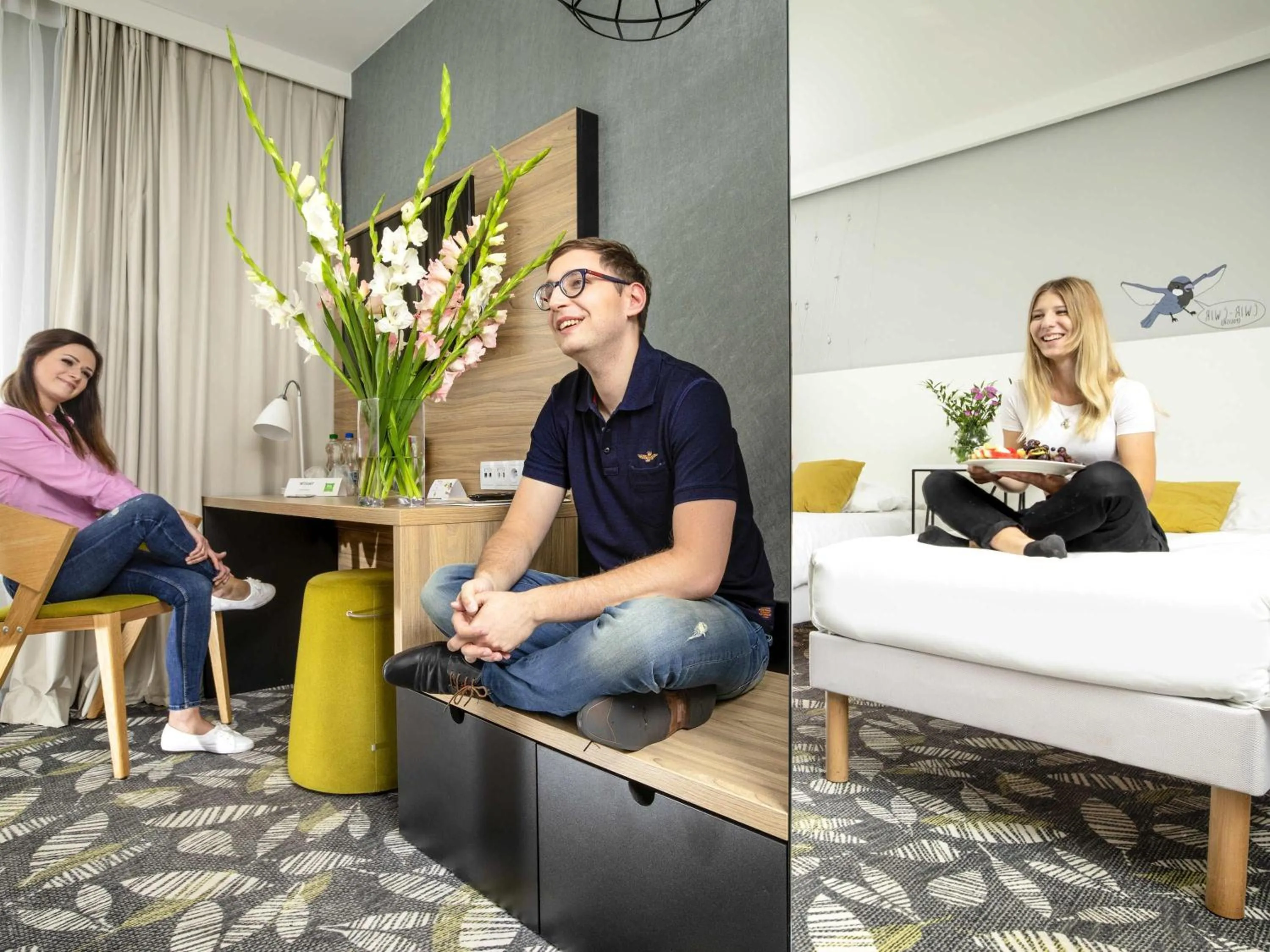 Bedroom in ibis Styles Bialystok