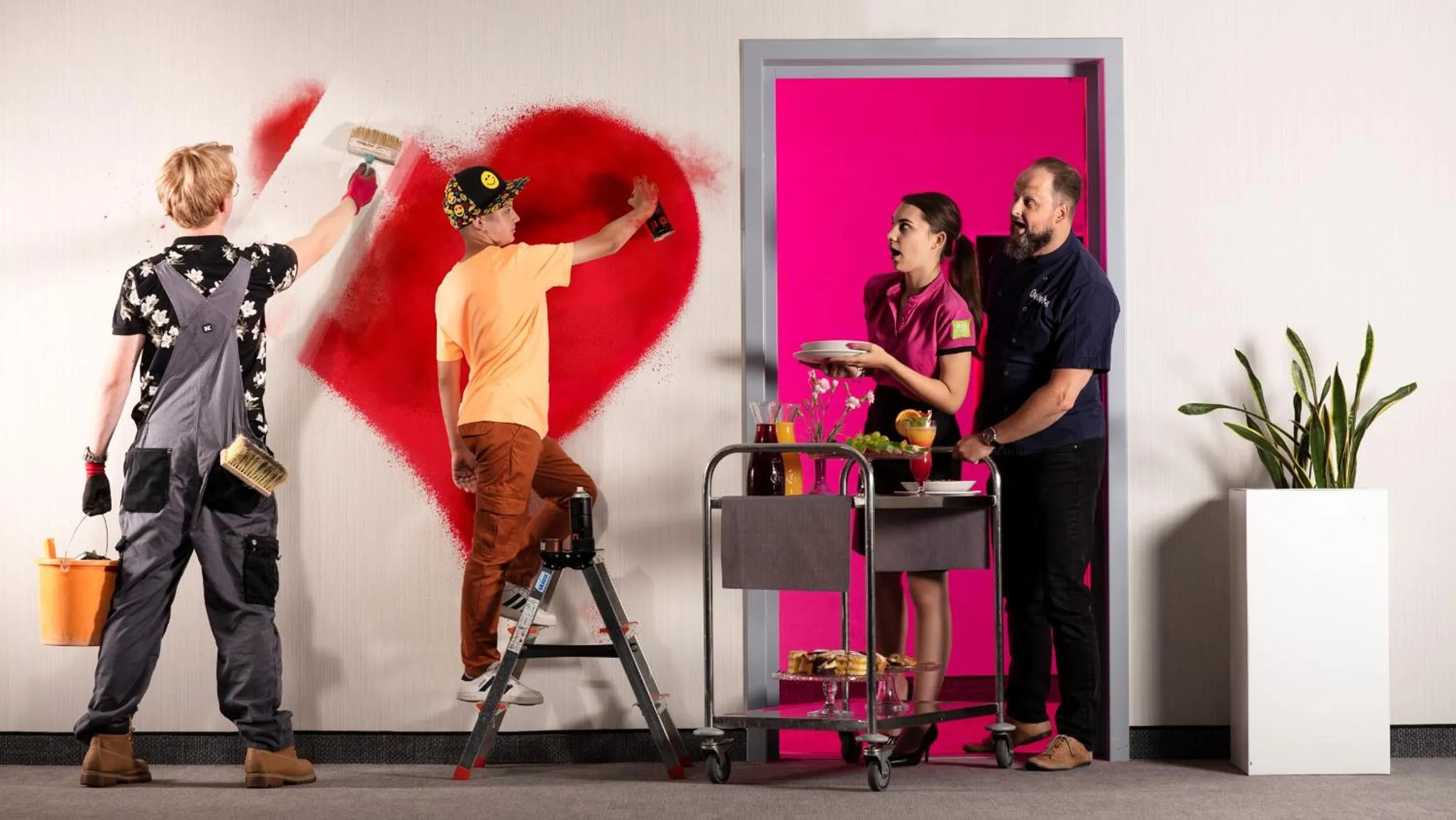 People in ibis Styles Bialystok