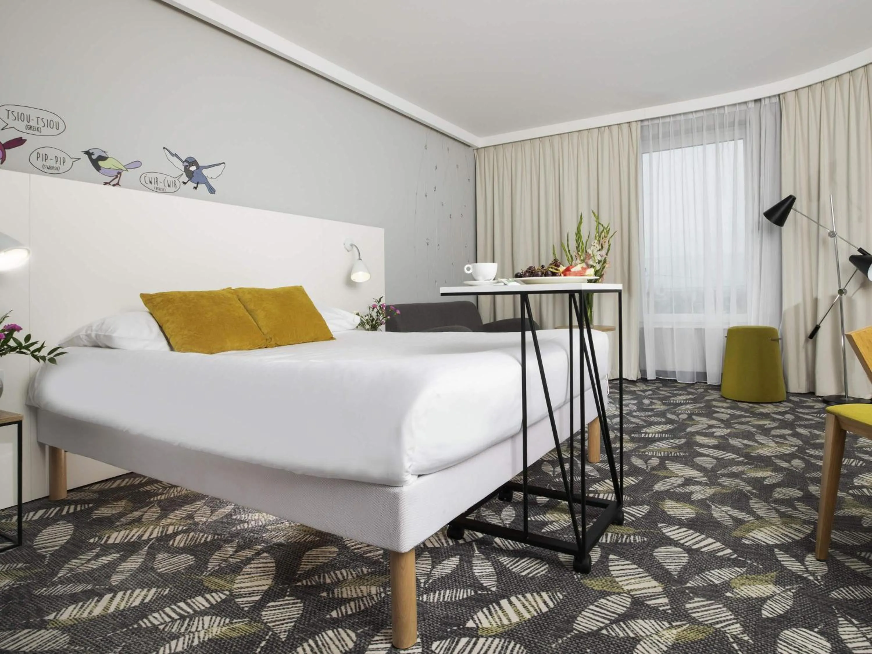 Bedroom, Bed in ibis Styles Bialystok