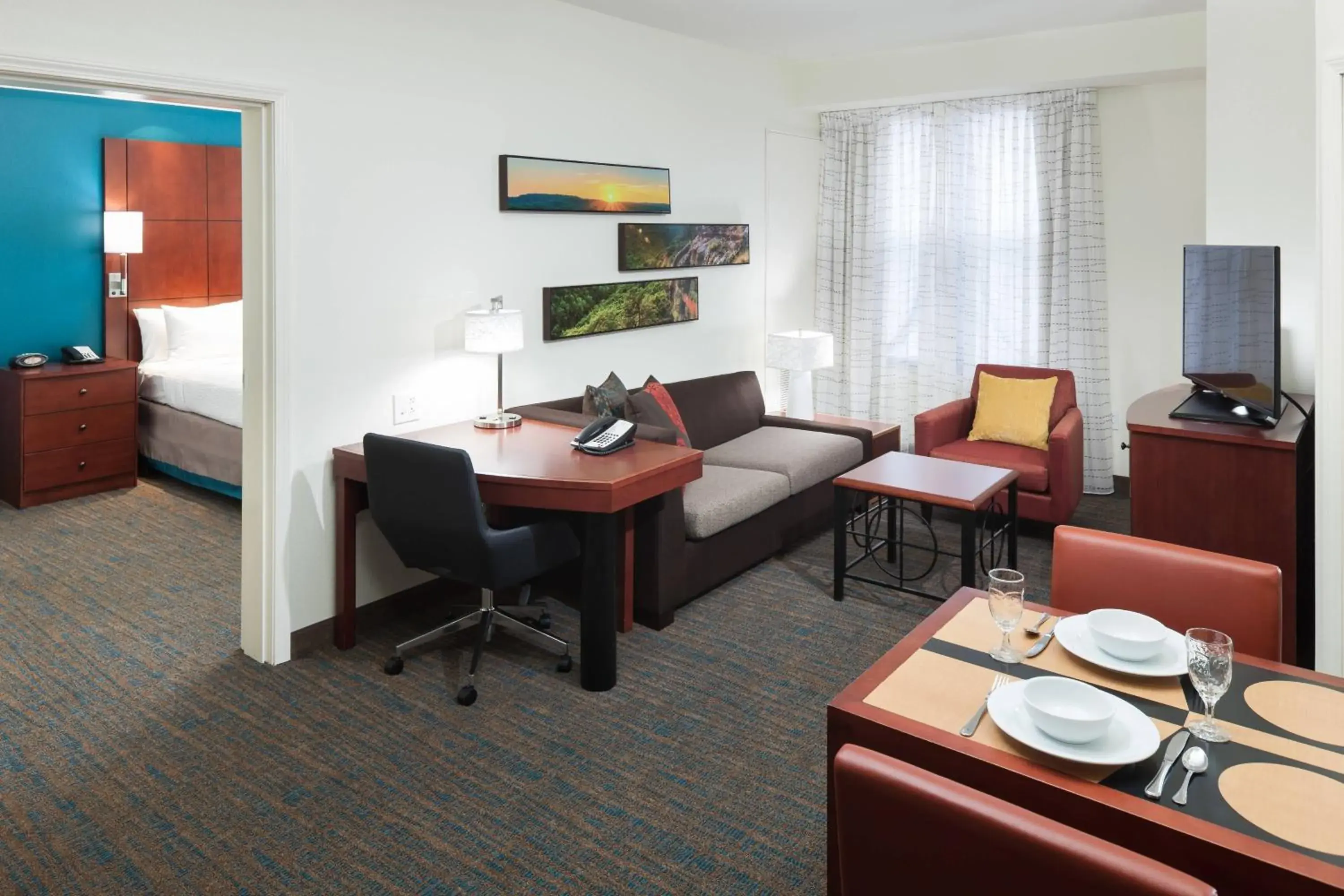 One-Bedroom King Suite with Sofa Bed - Hearing Accessible in Residence Inn by Marriott Franklin Cool Springs One-Bedroom King Suite with Sofa Bed - Hearing Accessible in Residence Inn by Marriott Franklin Cool Springs