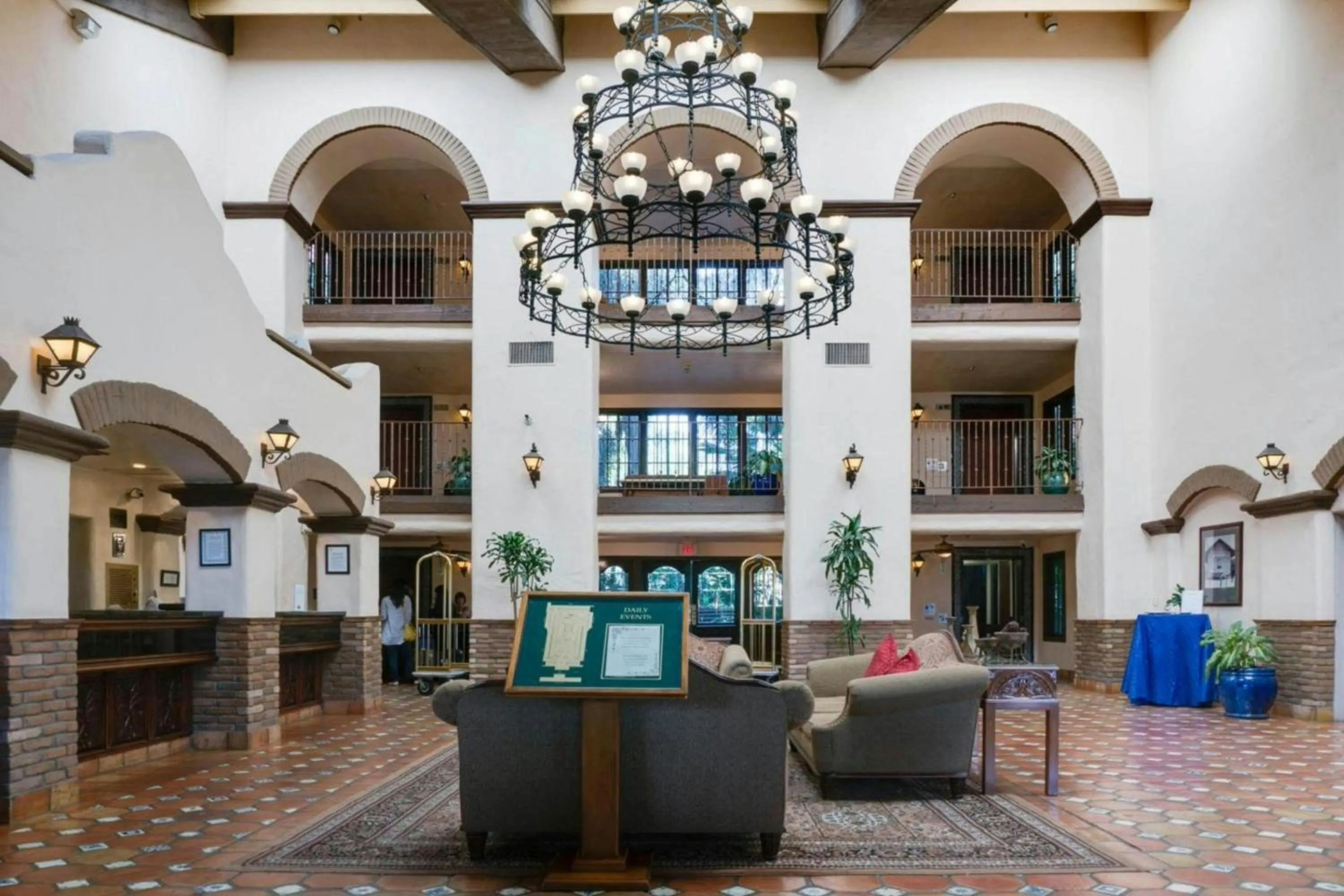 Lobby or reception in The Buena Park Grand Hotel & Suites