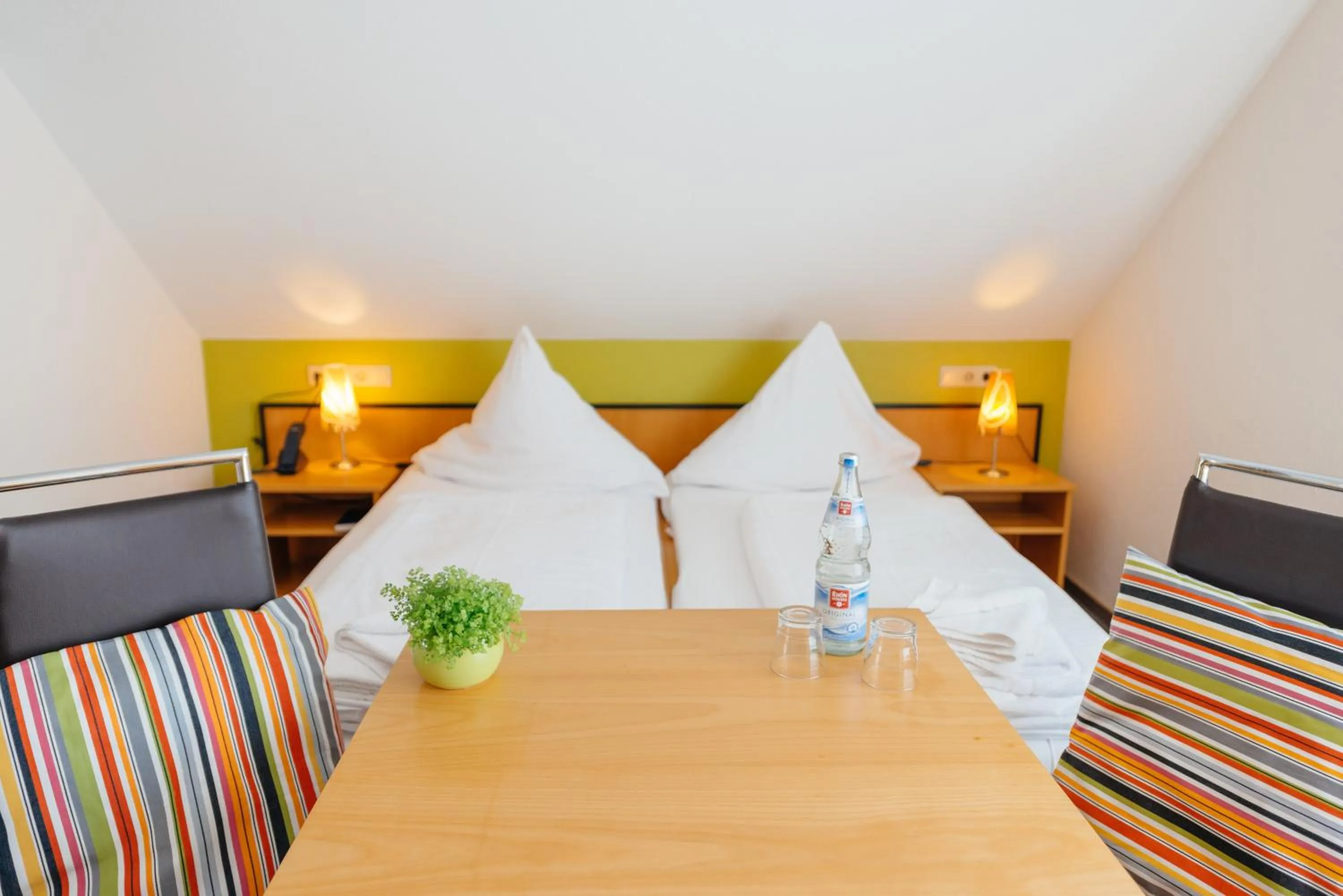 Decorative detail, Bed in Hotel Rhönhof