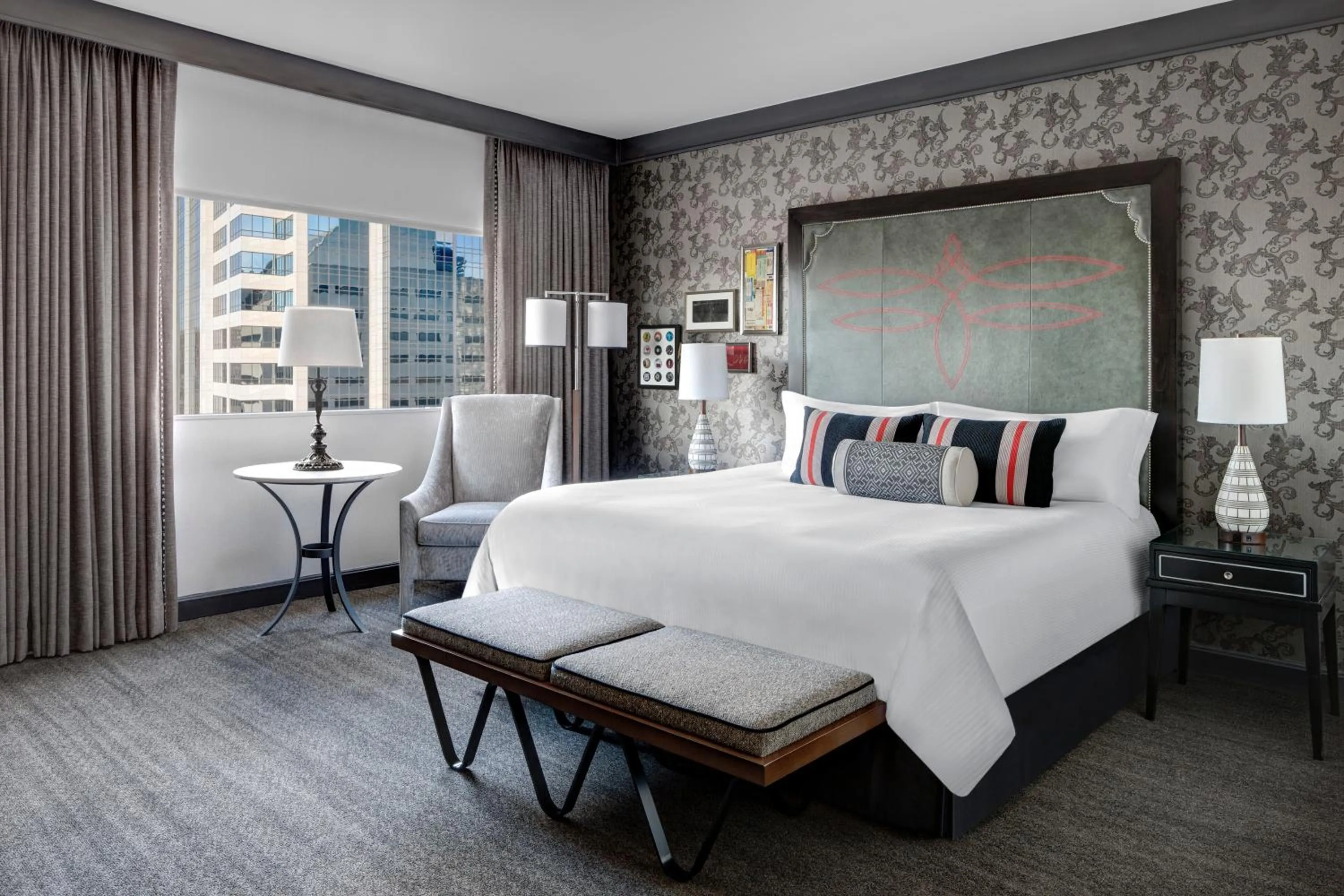 Bedroom, Bed in Loews Nashville Hotel at Vanderbilt Plaza