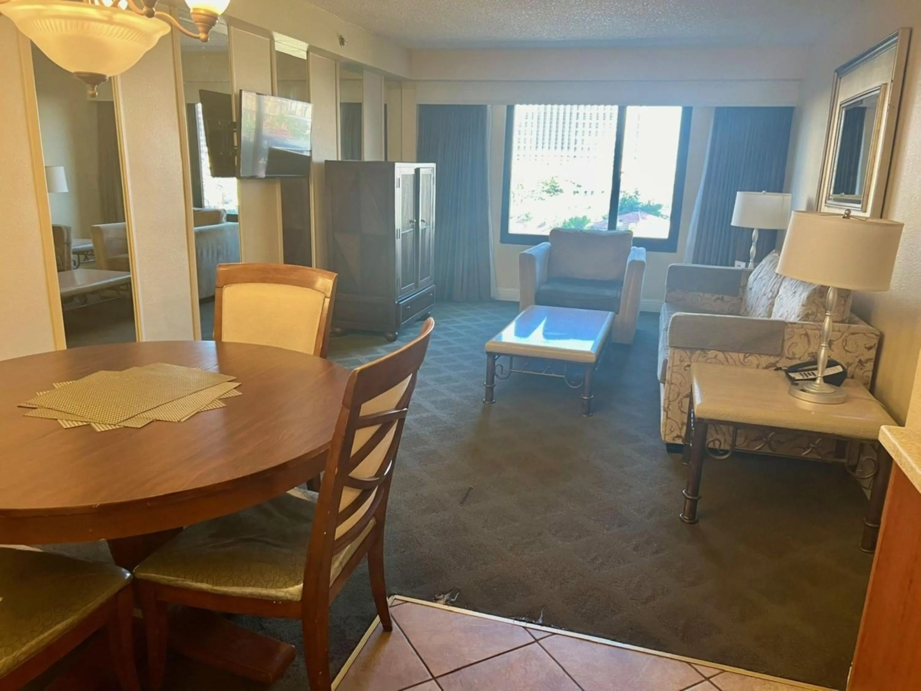 Living room in Jockey Resort Suites Center Strip