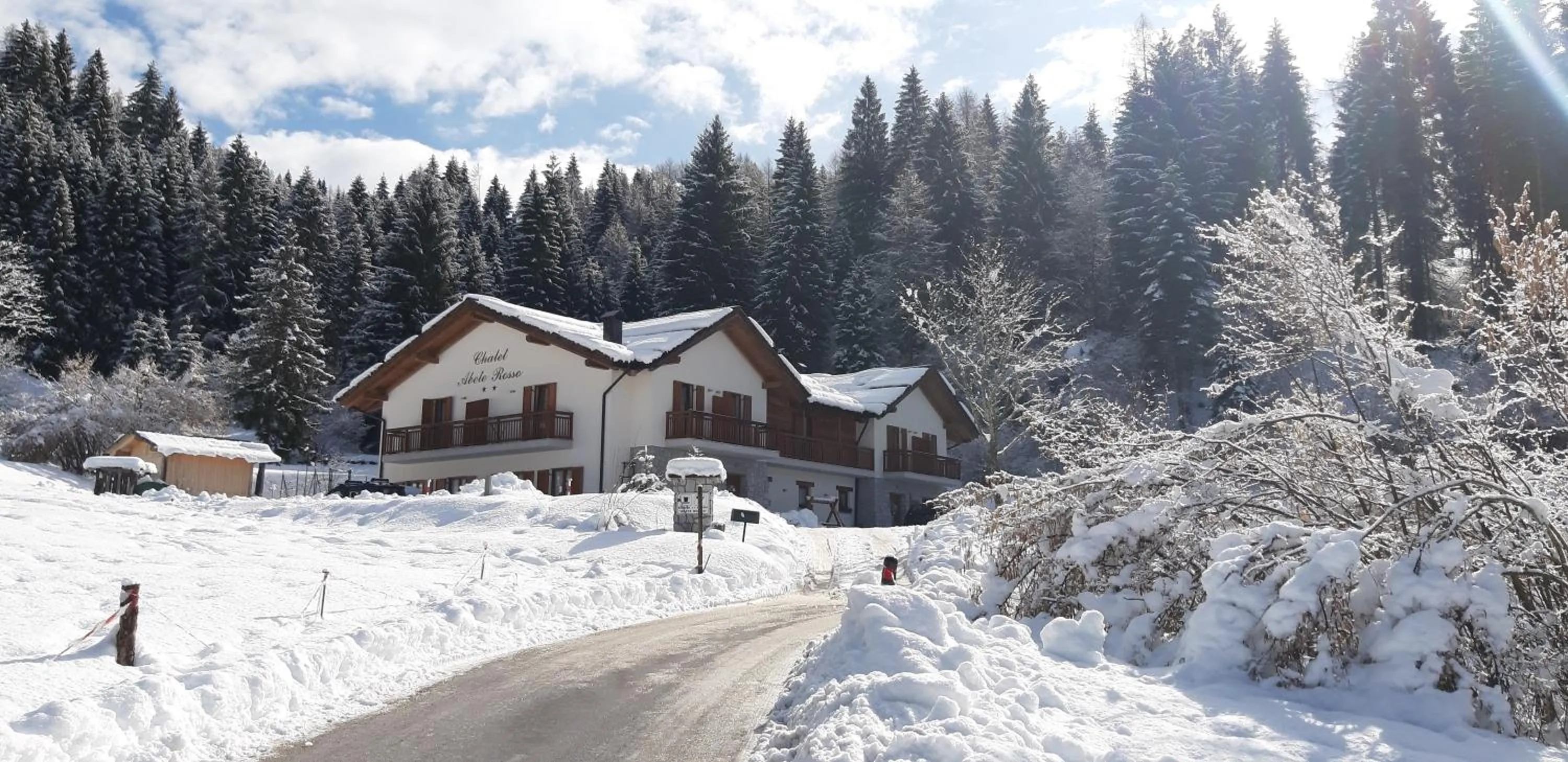 Winter in Albergo Chalet Abete Rosso