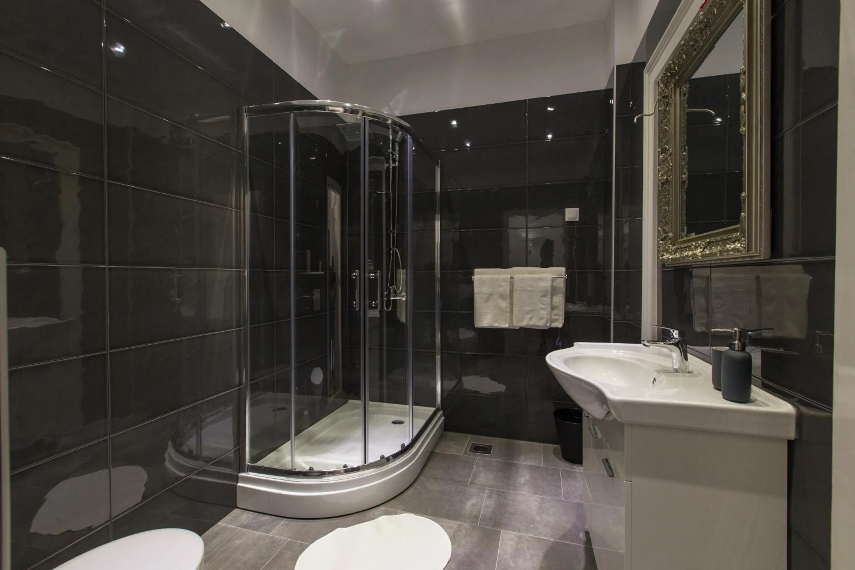 Bathroom in Captain Emo City Apartments