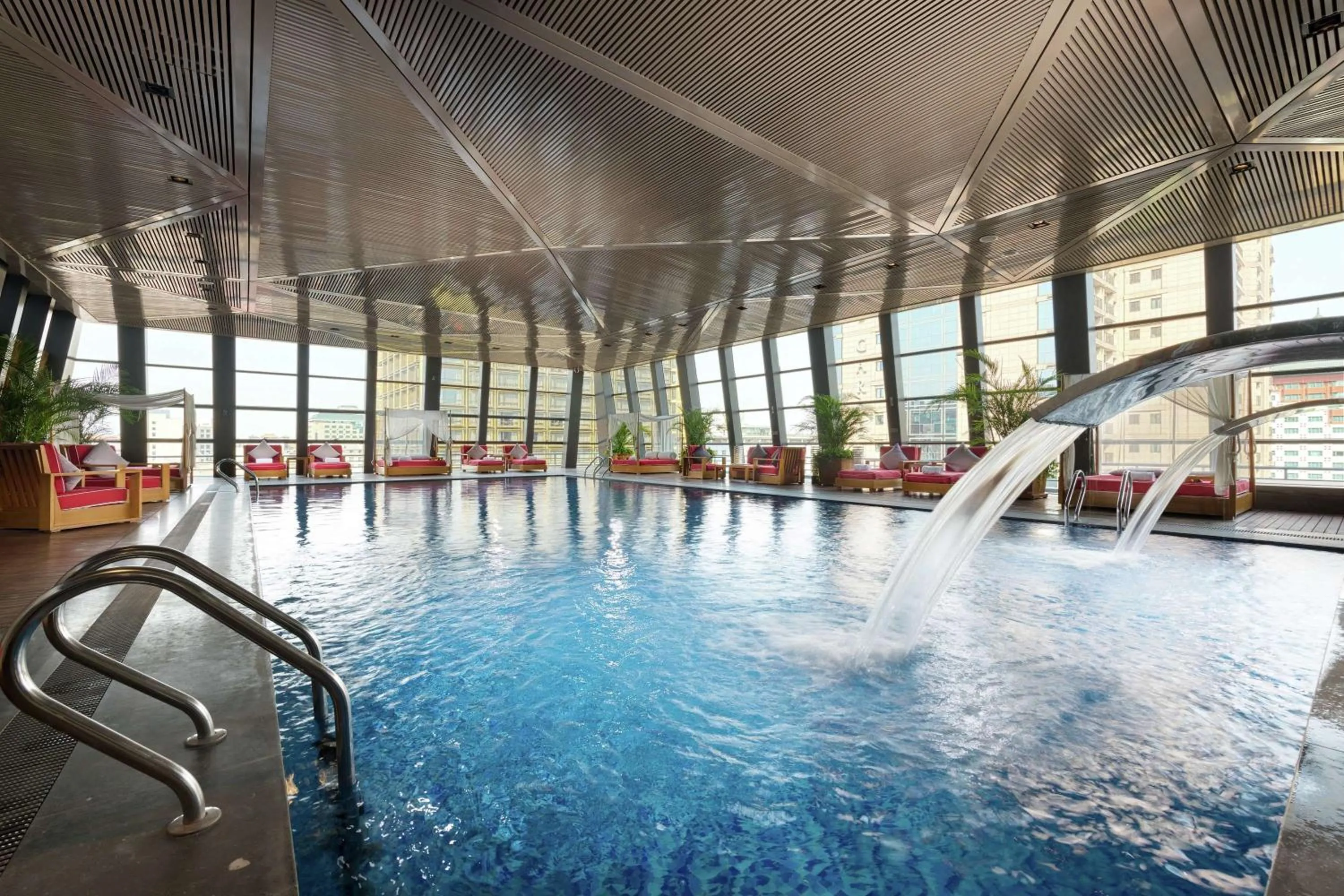 Pool view in Hilton Beijing Wangfujing