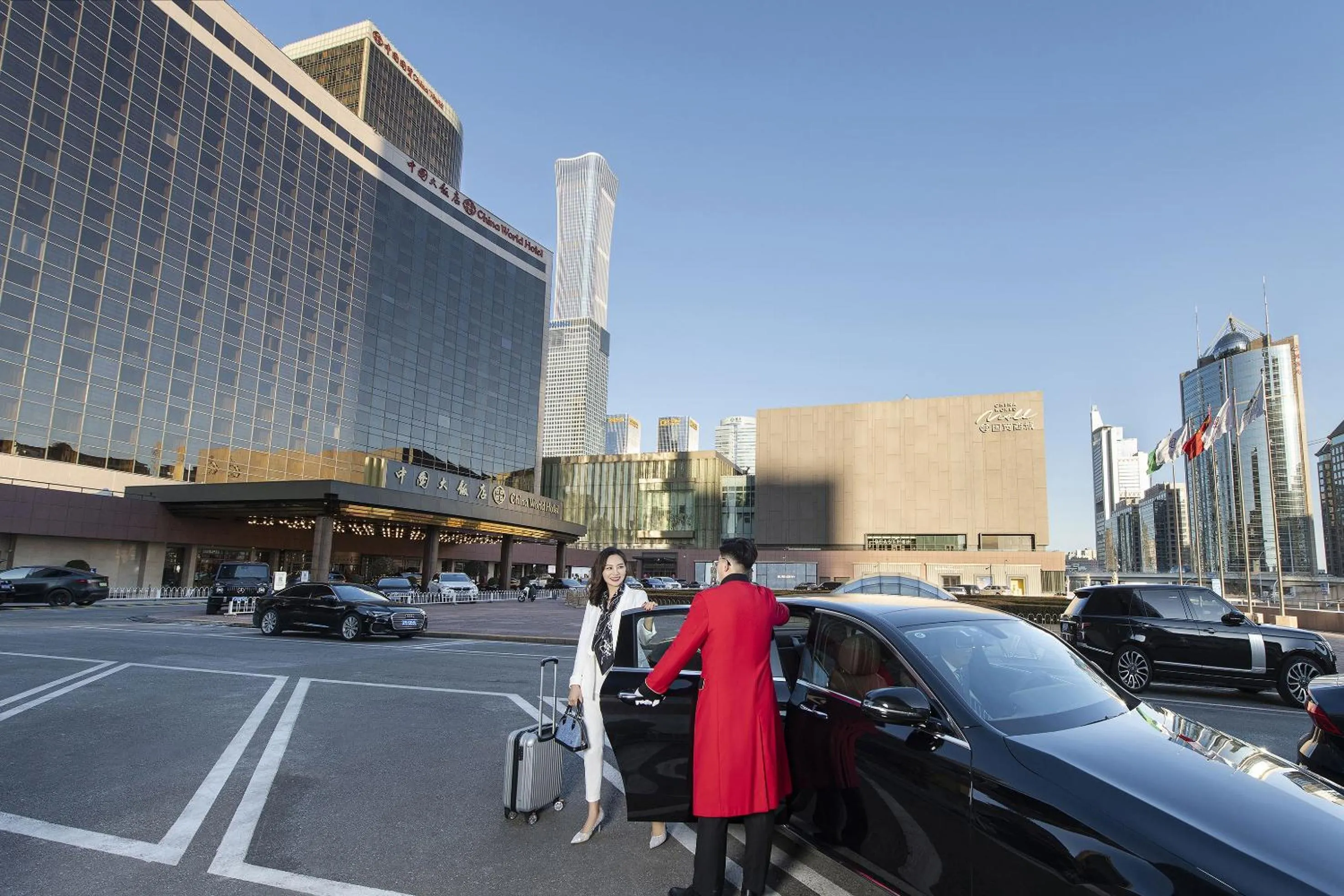 Parking in China World Hotel, Beijing