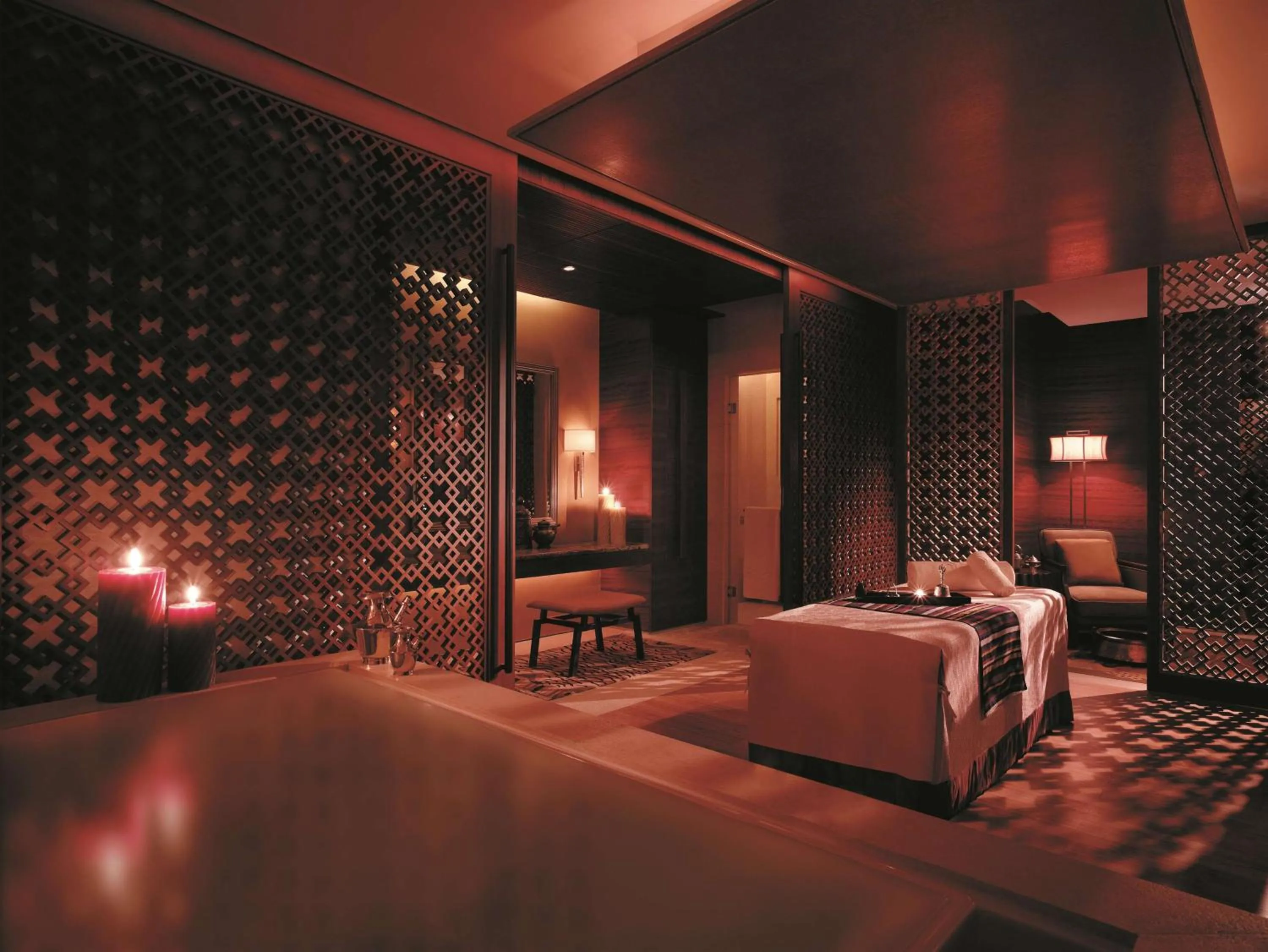 Spa and wellness centre/facilities, Bed in Shangri-La Beijing