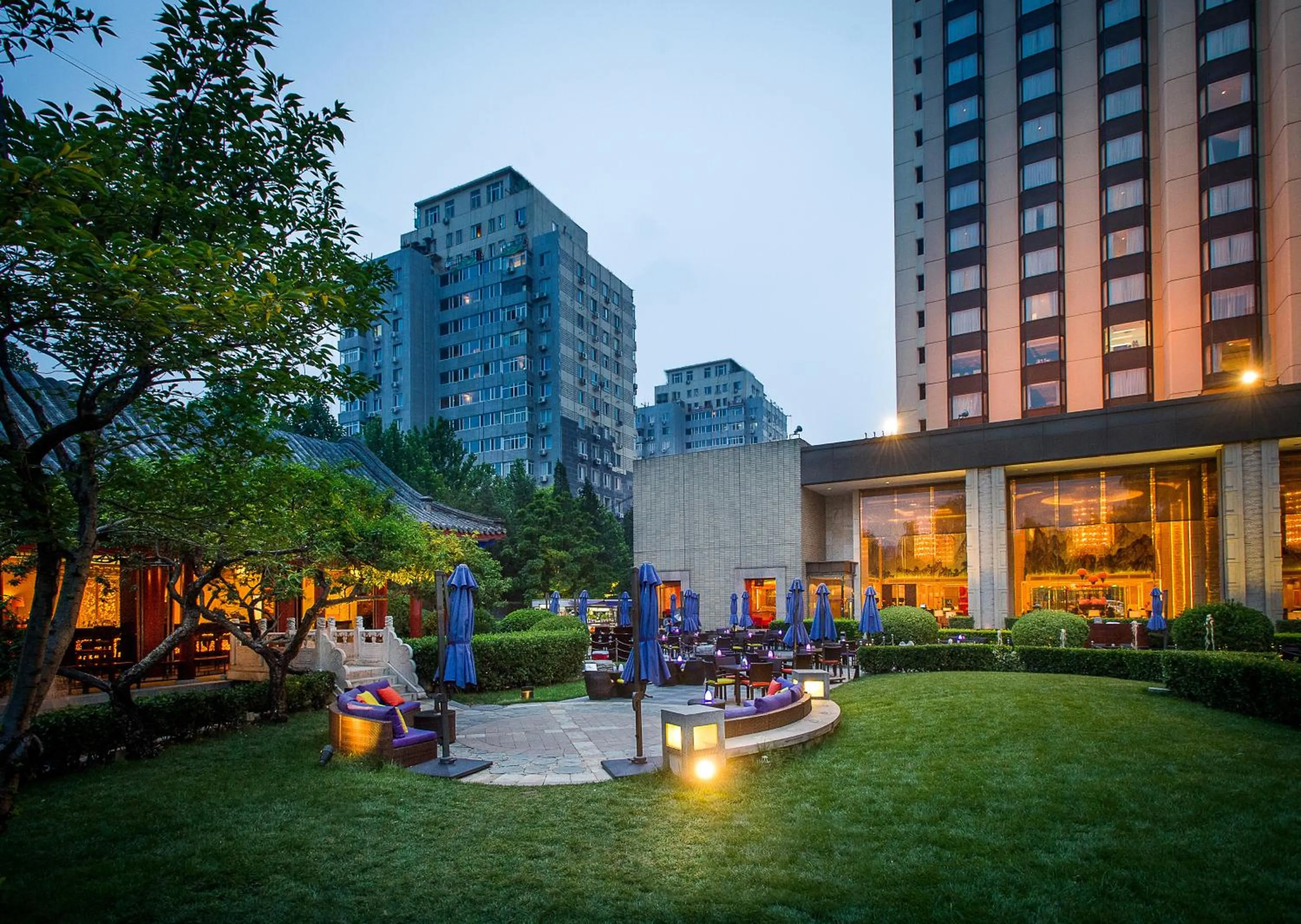 Garden view in Shangri-La Beijing