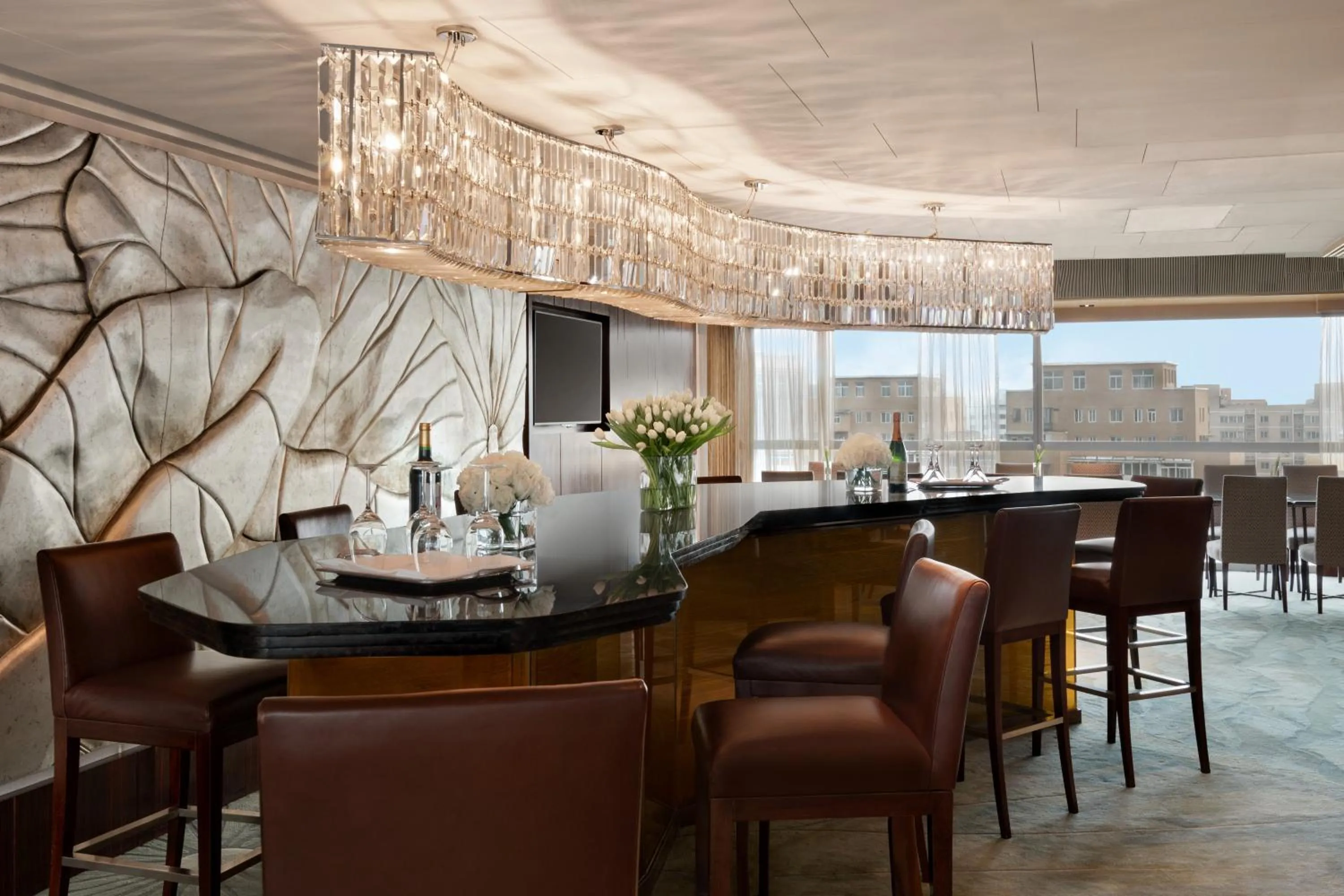 Lounge or bar in Shangri-La Beijing
